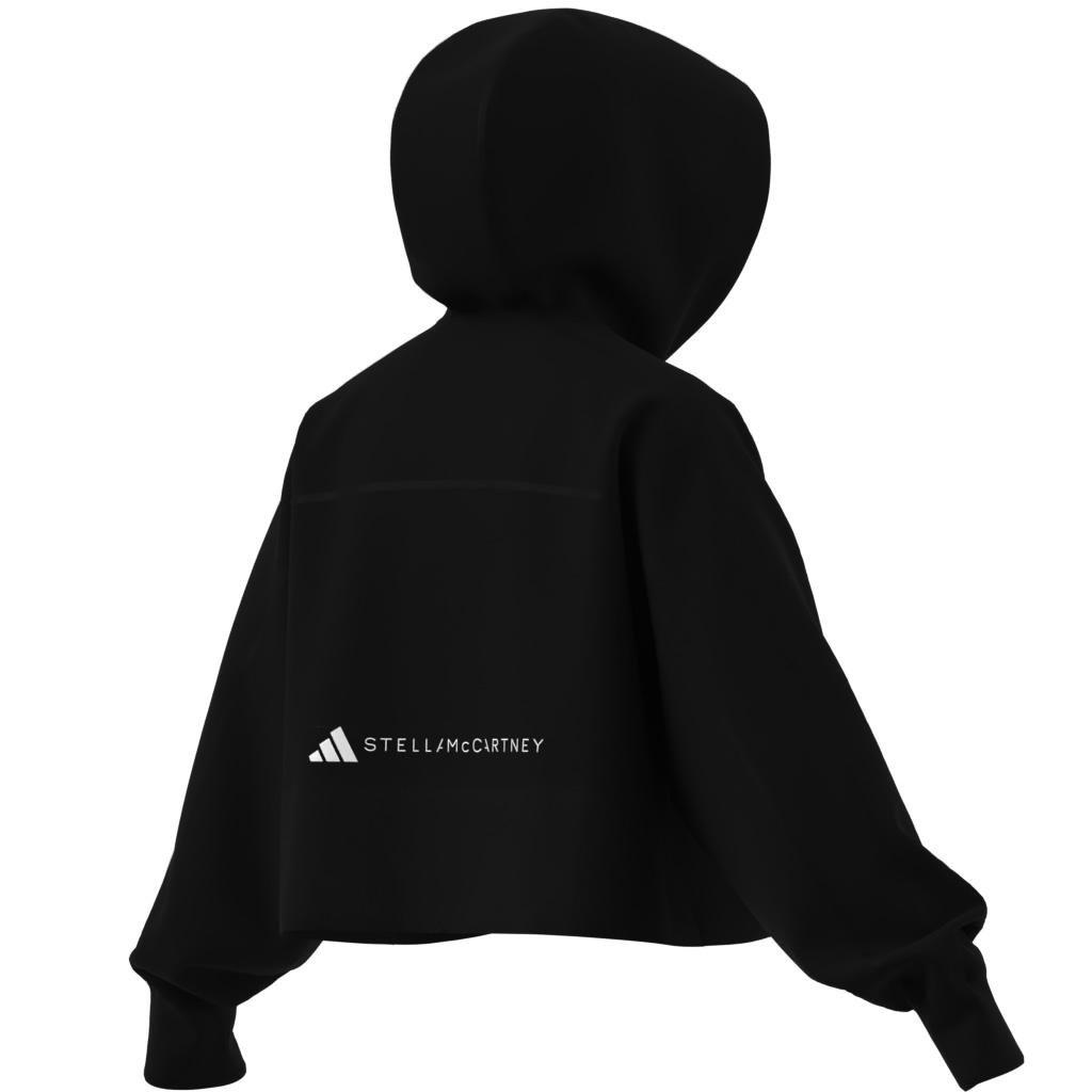 adidas by Stella McCartney Sportswear Cropped Hoodie, Black, , large image number 14