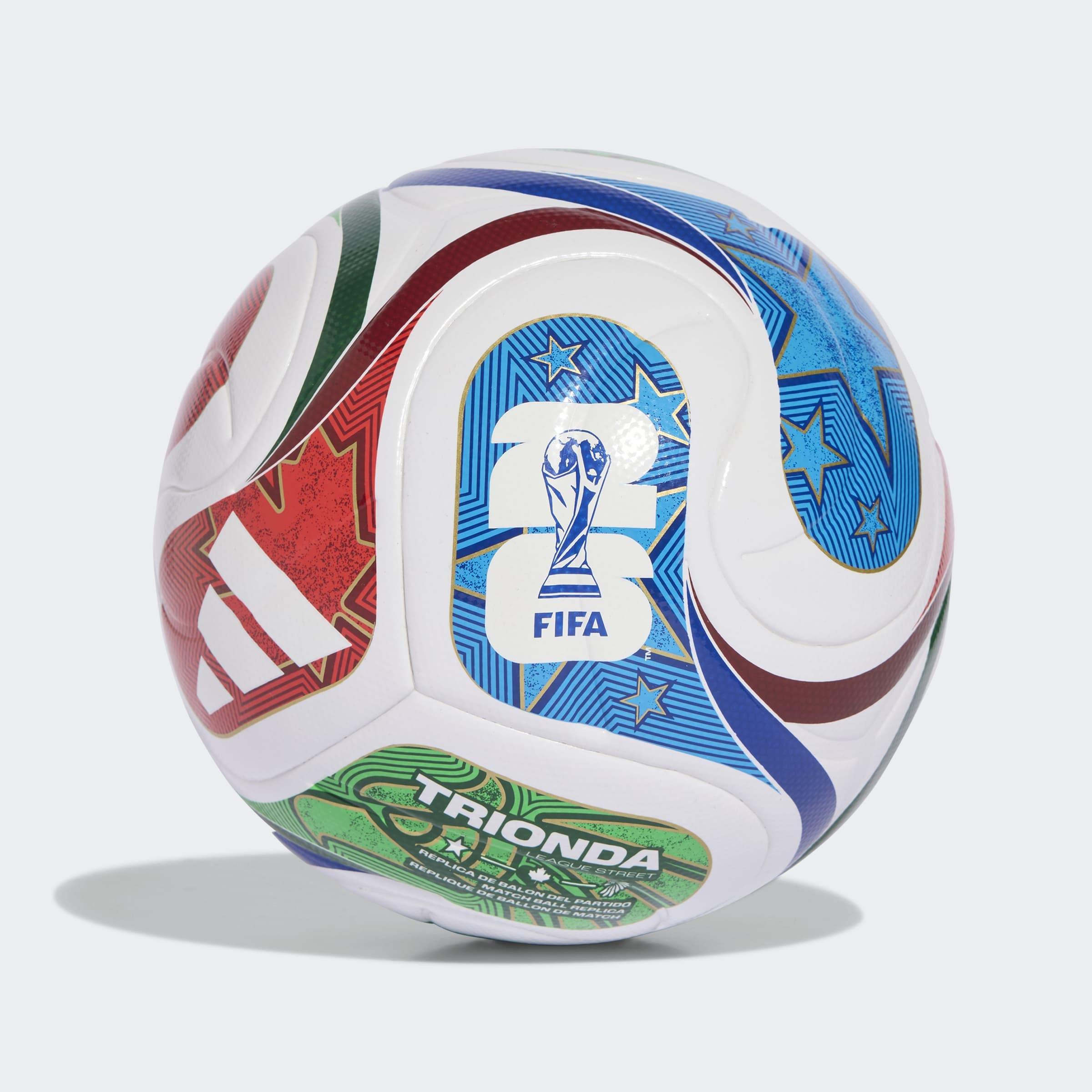 Kids FIFA World Cup 26 Trionda League Junior 350 Ball, White, A701_ONE, large image number 0