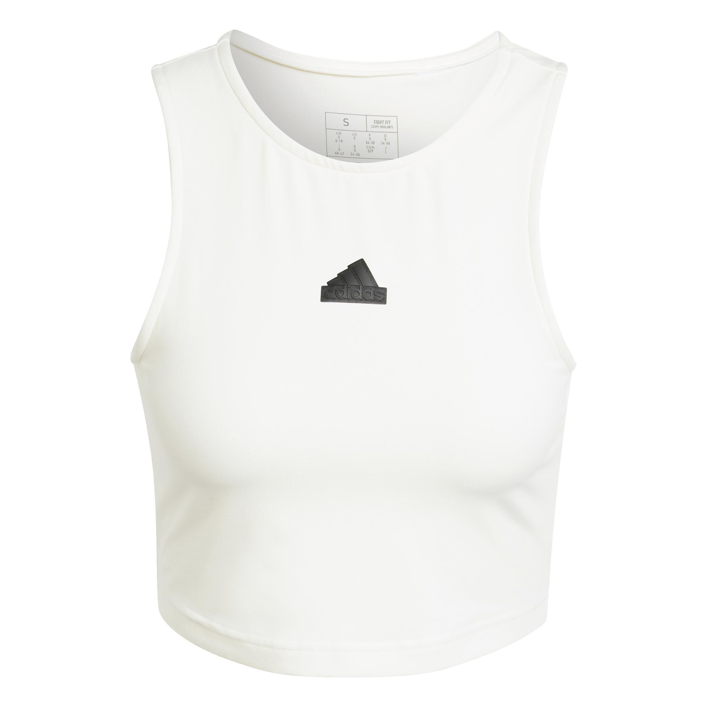 City Escape Cropped Tank Top, White, A701_ONE, large image number 0