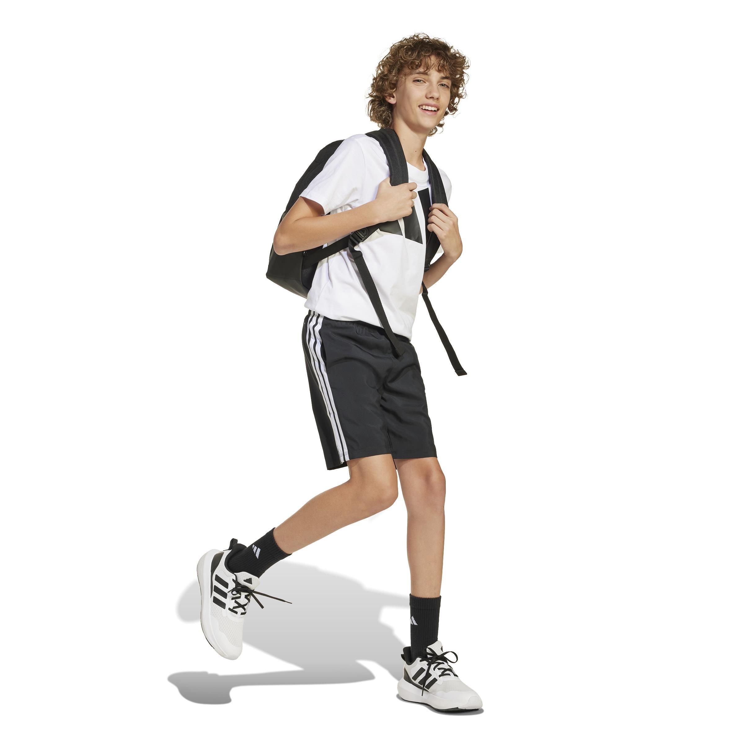 Unisex Kids Essentials Climacool Shorts, Black, , large image number 9