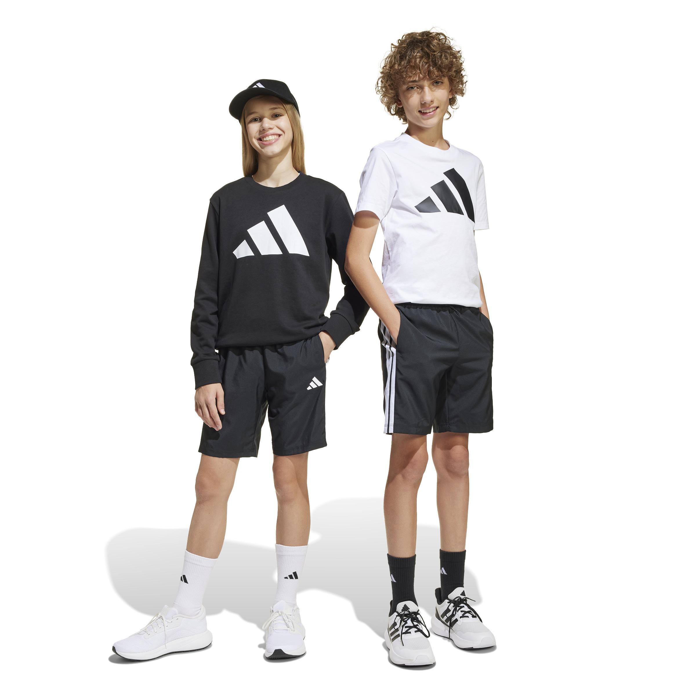 Unisex Kids Essentials Climacool Shorts, Black, , large image number 13