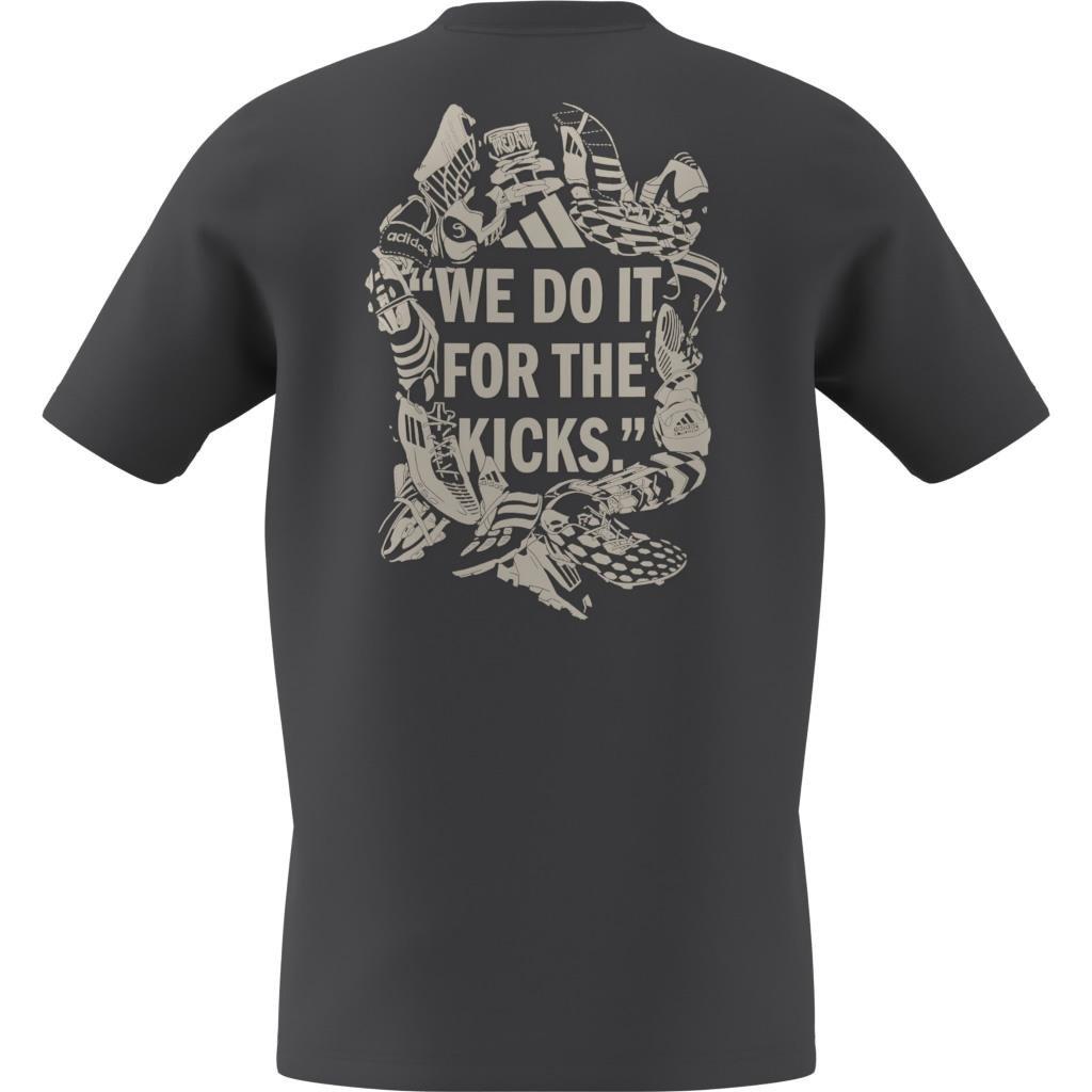 Football Kicks Graphic T-Shirt, Grey, , large image number 4