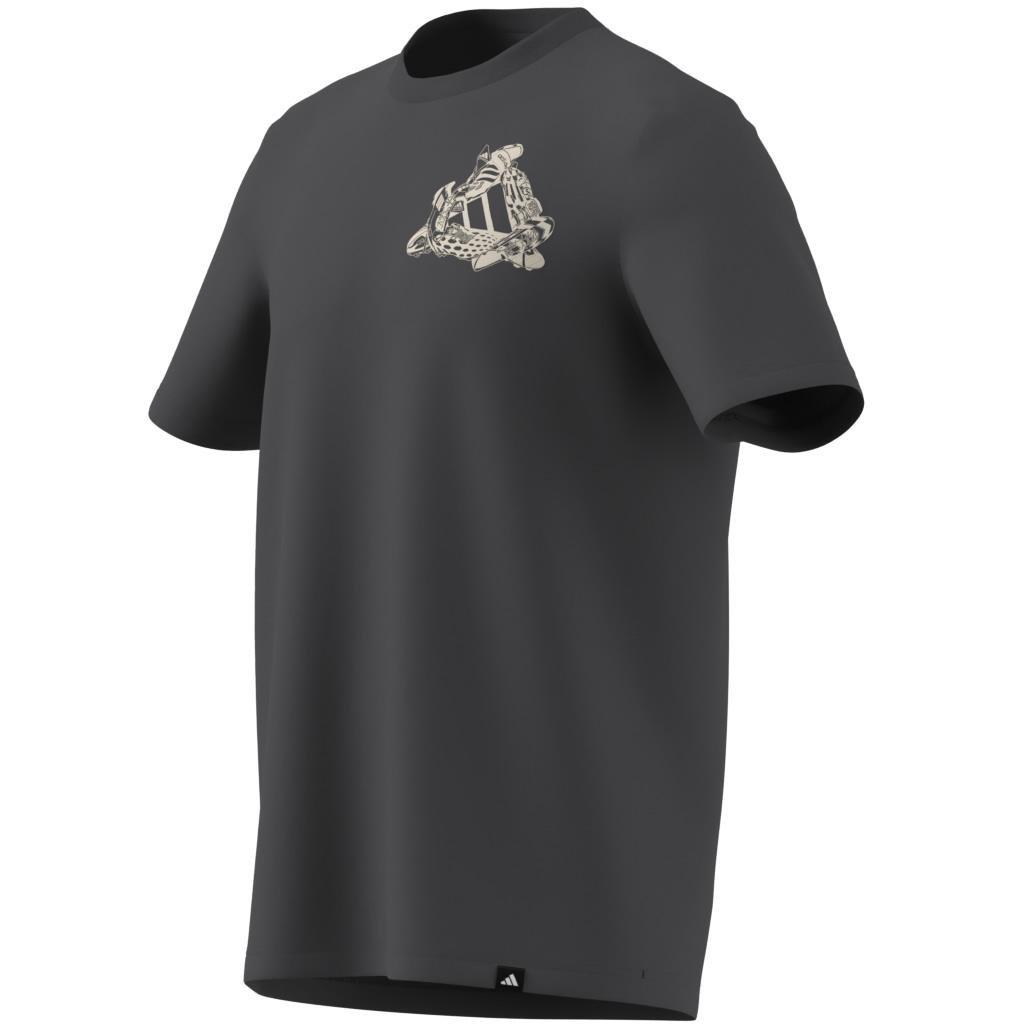 Football Kicks Graphic T-Shirt, Grey, , large image number 12