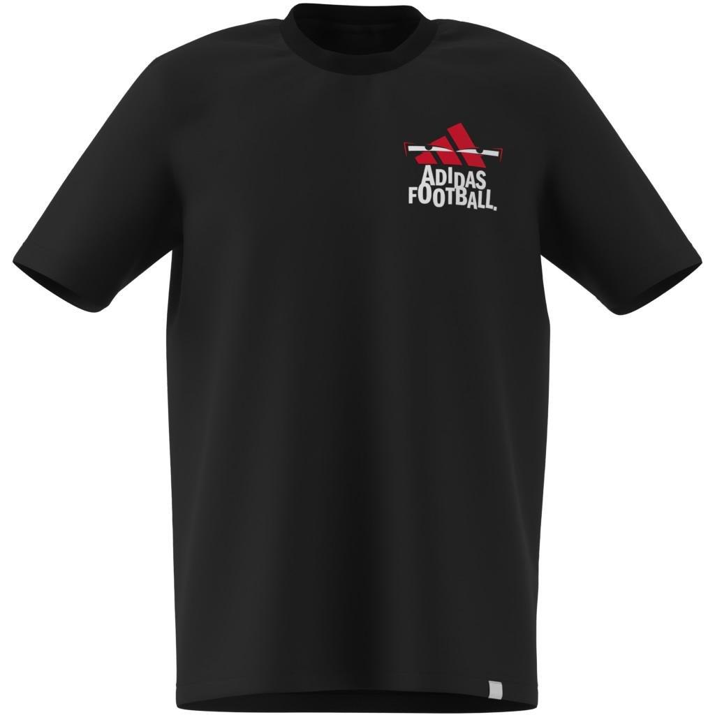Football Graphic T-shirt, Black, , large image number 7