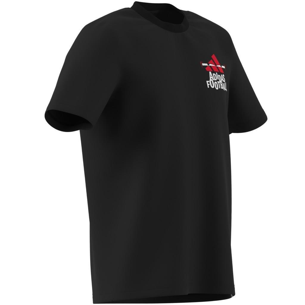 Football Graphic T-shirt, Black, , large image number 13