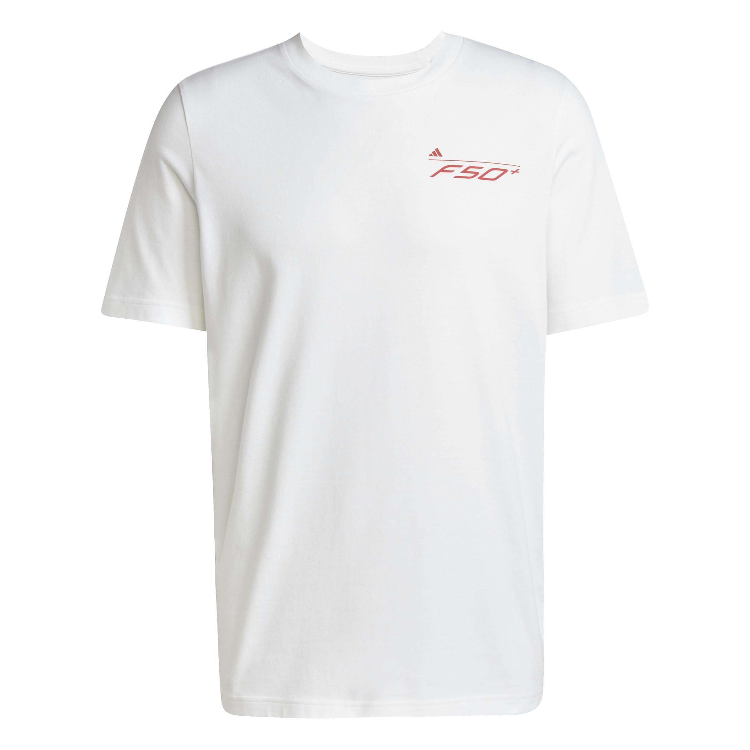 F50 History Graphic T-Shirt, White, , large image number 0