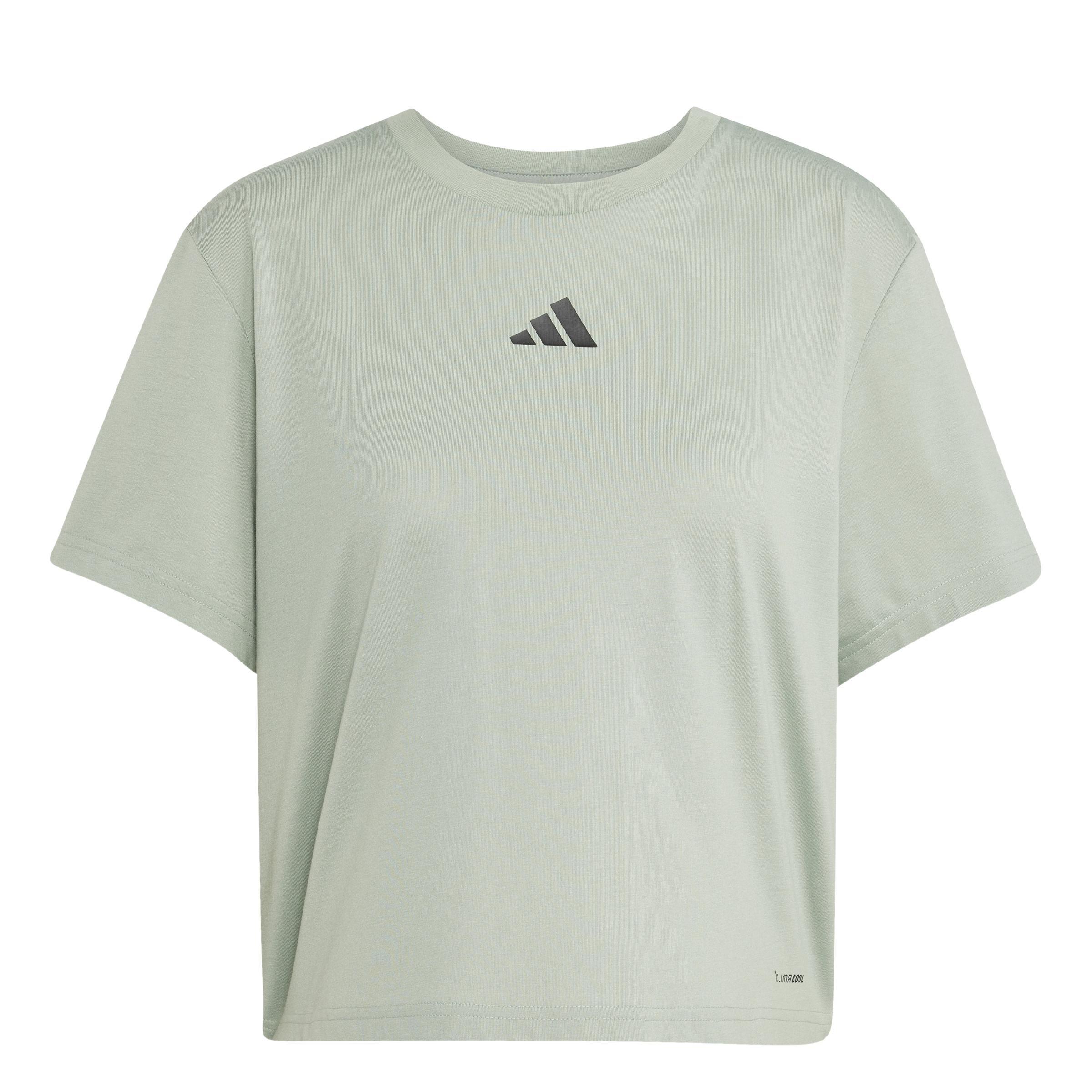 CLIMACOOL Training Graphic T-Shirt, Green, A701_ONE, large image number 0