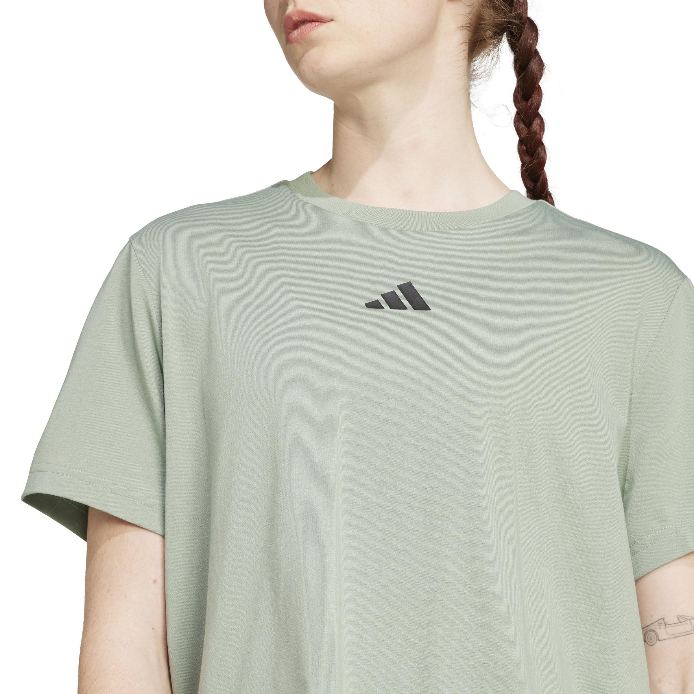 CLIMACOOL Training Graphic T-Shirt, Green, A701_ONE, large image number 3