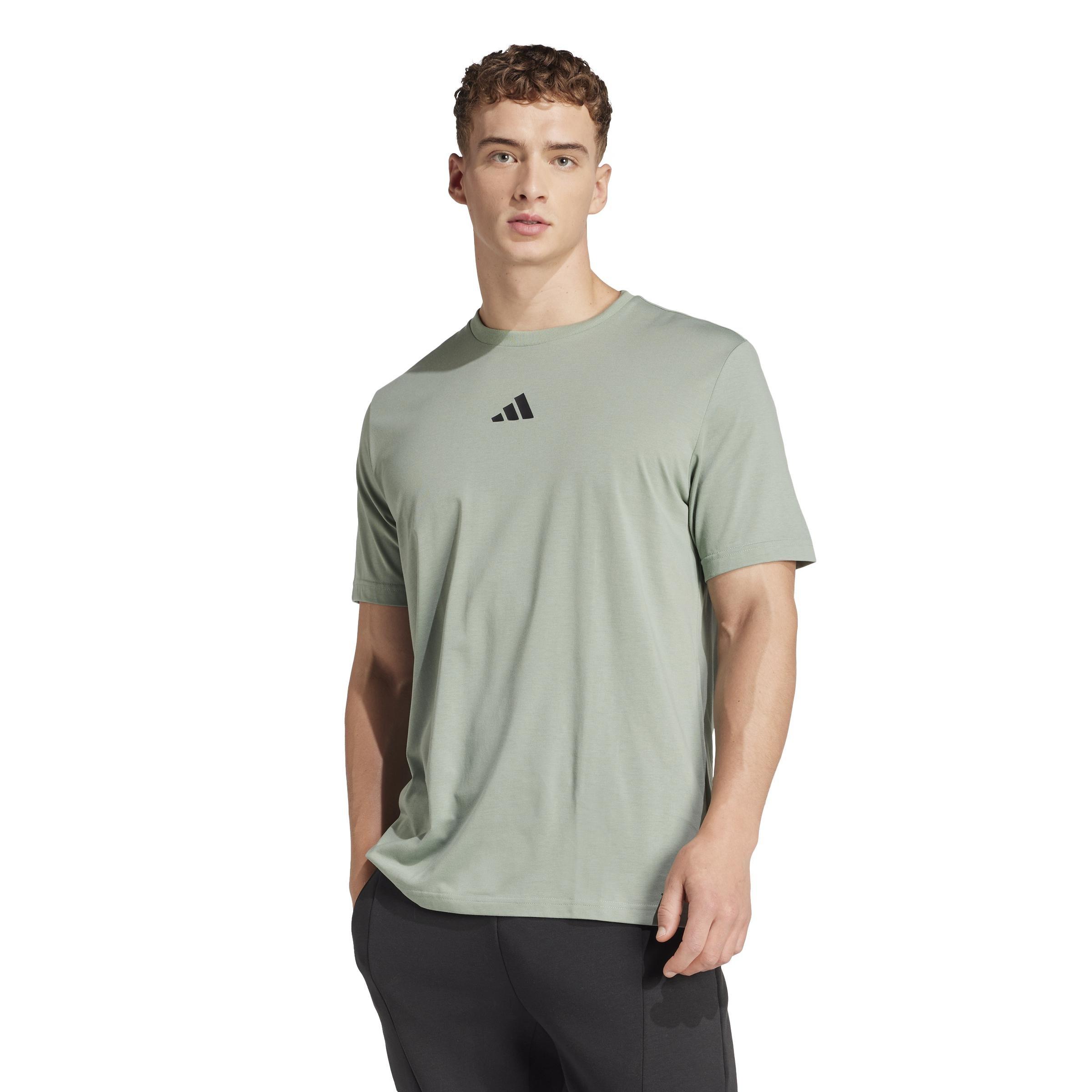 CLIMACOOL One Rep at a Time Training Graphic T-Shirt, Green, A701_ONE, large image number 6
