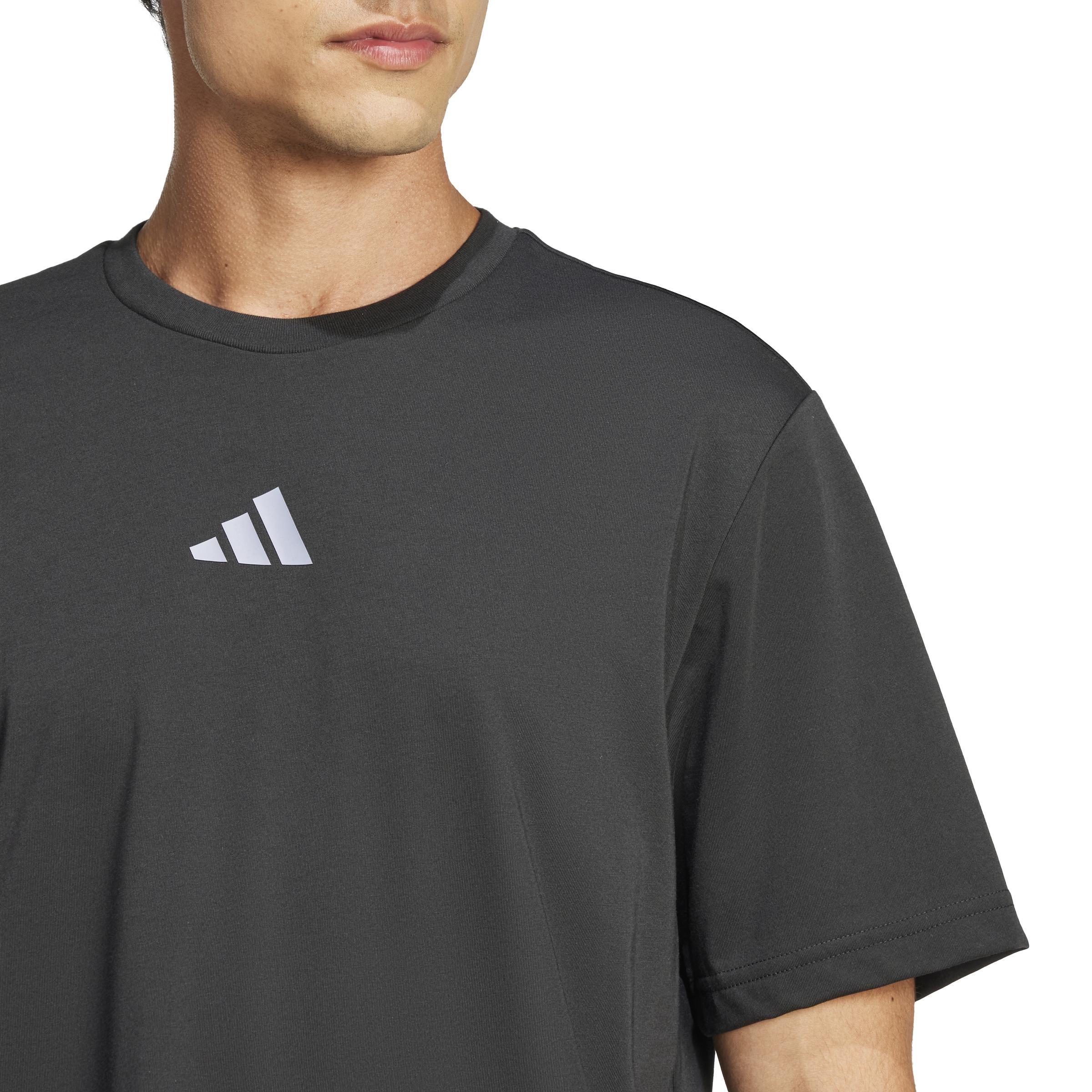 Climacool One Rep at a Time Training Graphic T-Shirt, Black, A701_ONE, large image number 2