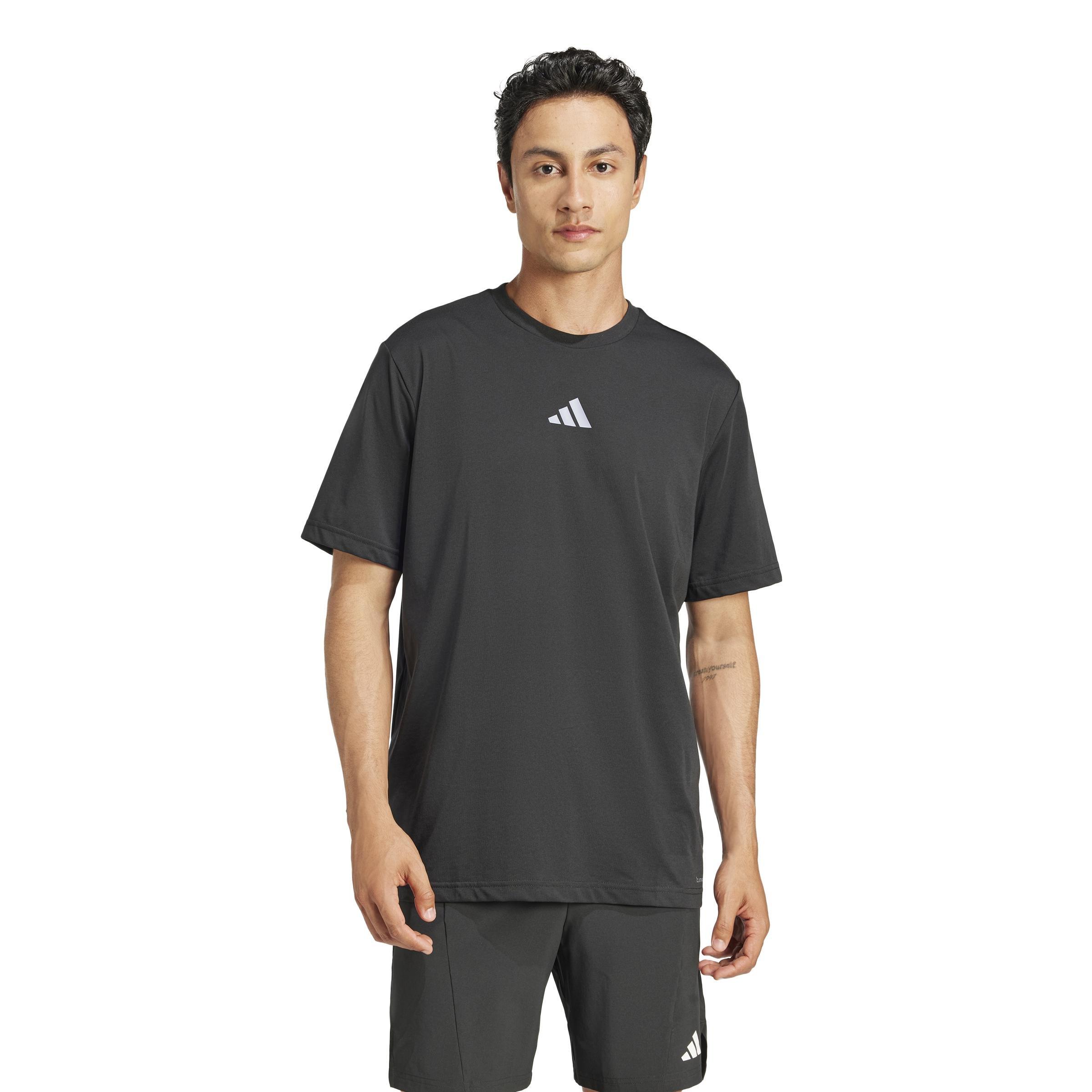 Climacool One Rep at a Time Training Graphic T-Shirt, Black, A701_ONE, large image number 4