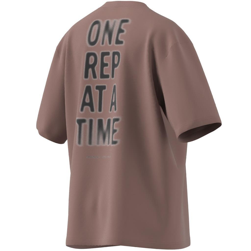 Climacool One Rep at a Time Training Graphic T-Shirt, Red, , large image number 7