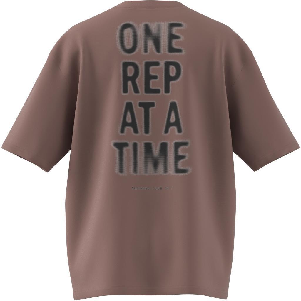 Climacool One Rep at a Time Training Graphic T-Shirt, Red, , large image number 12