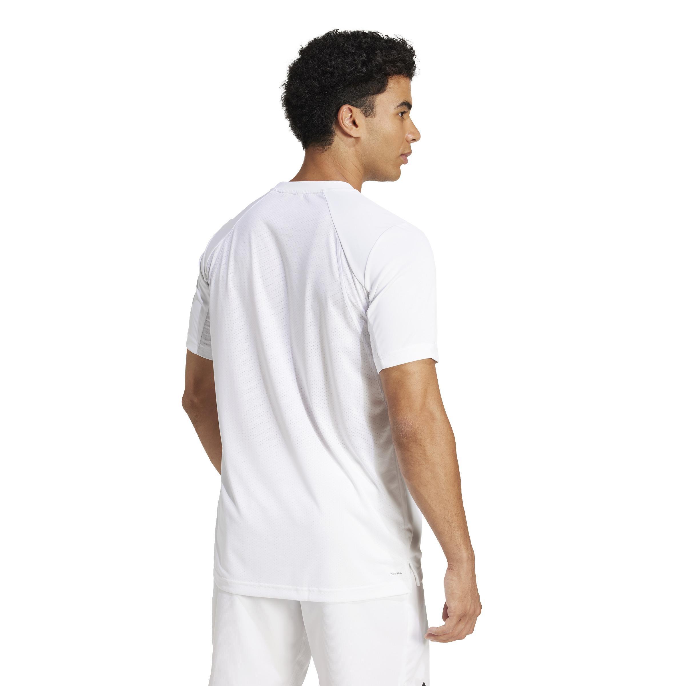 Club Tennis Climacool T-Shirt, White, A701_ONE, large image number 3