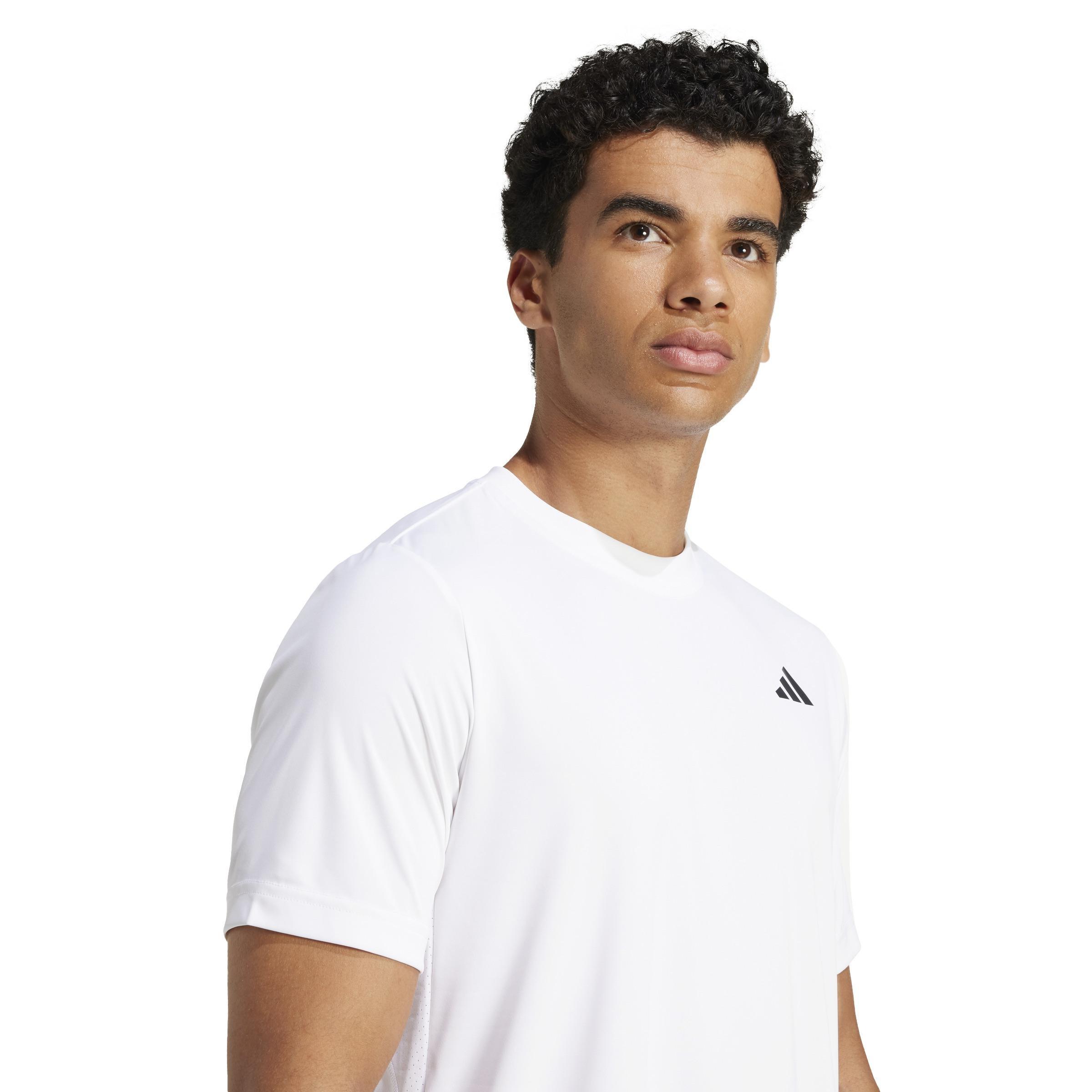 Club Tennis Climacool T-Shirt, White, A701_ONE, large image number 5