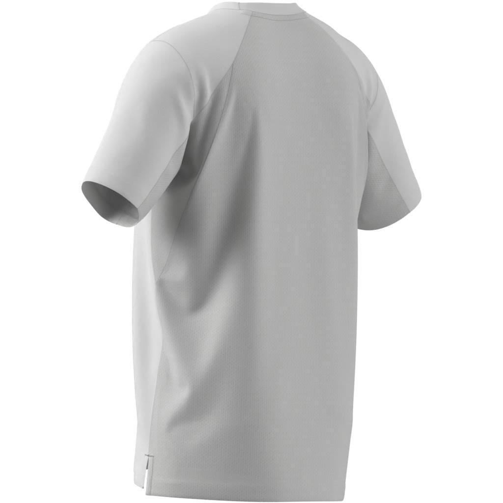 Club Tennis Climacool T-Shirt, White, A701_ONE, large image number 6