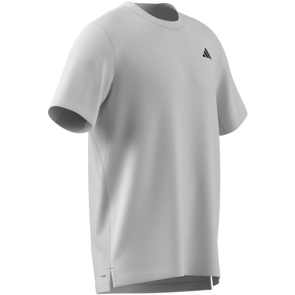 Club Tennis Climacool T-Shirt, White, A701_ONE, large image number 9