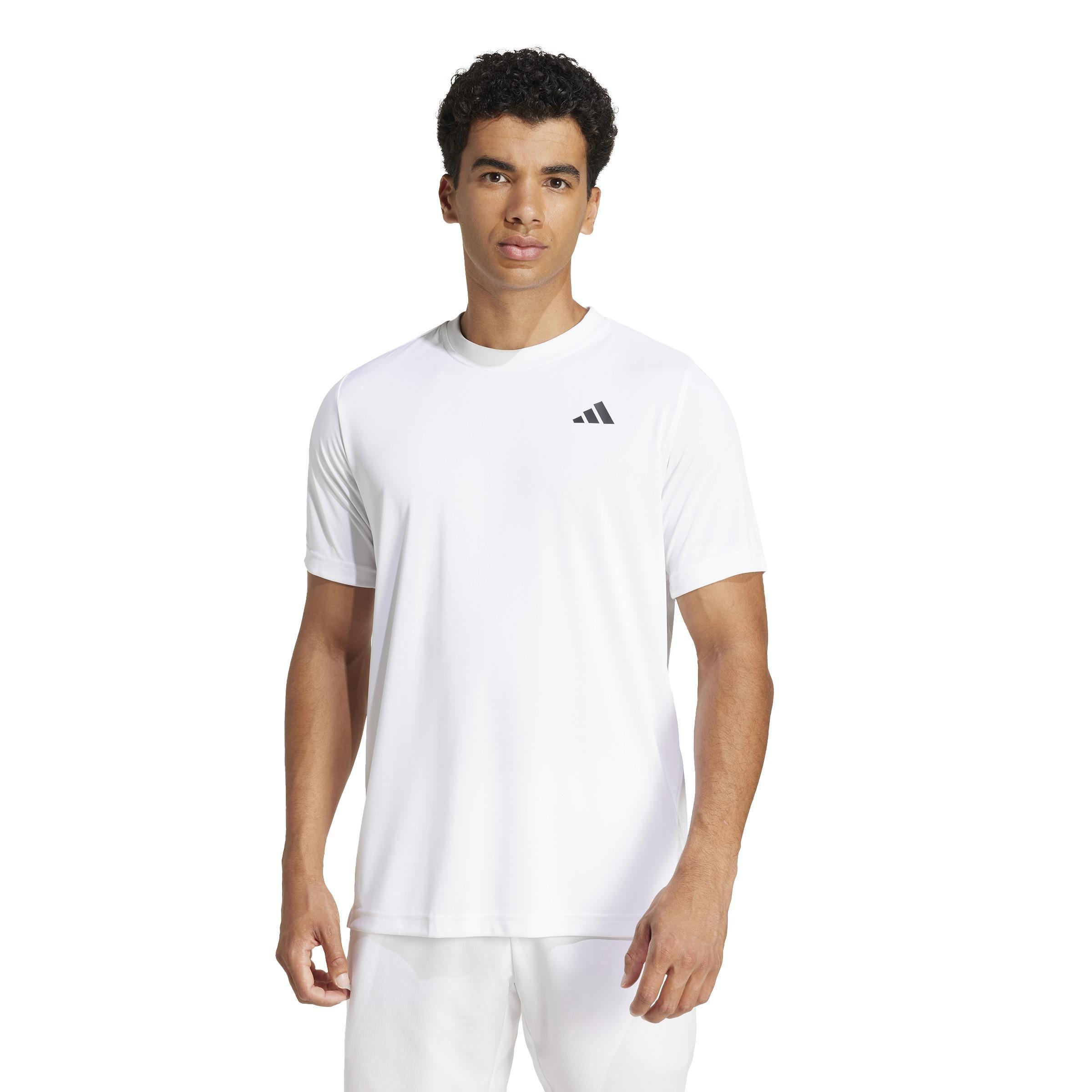 Club Tennis Climacool T-Shirt, White, A701_ONE, large image number 10