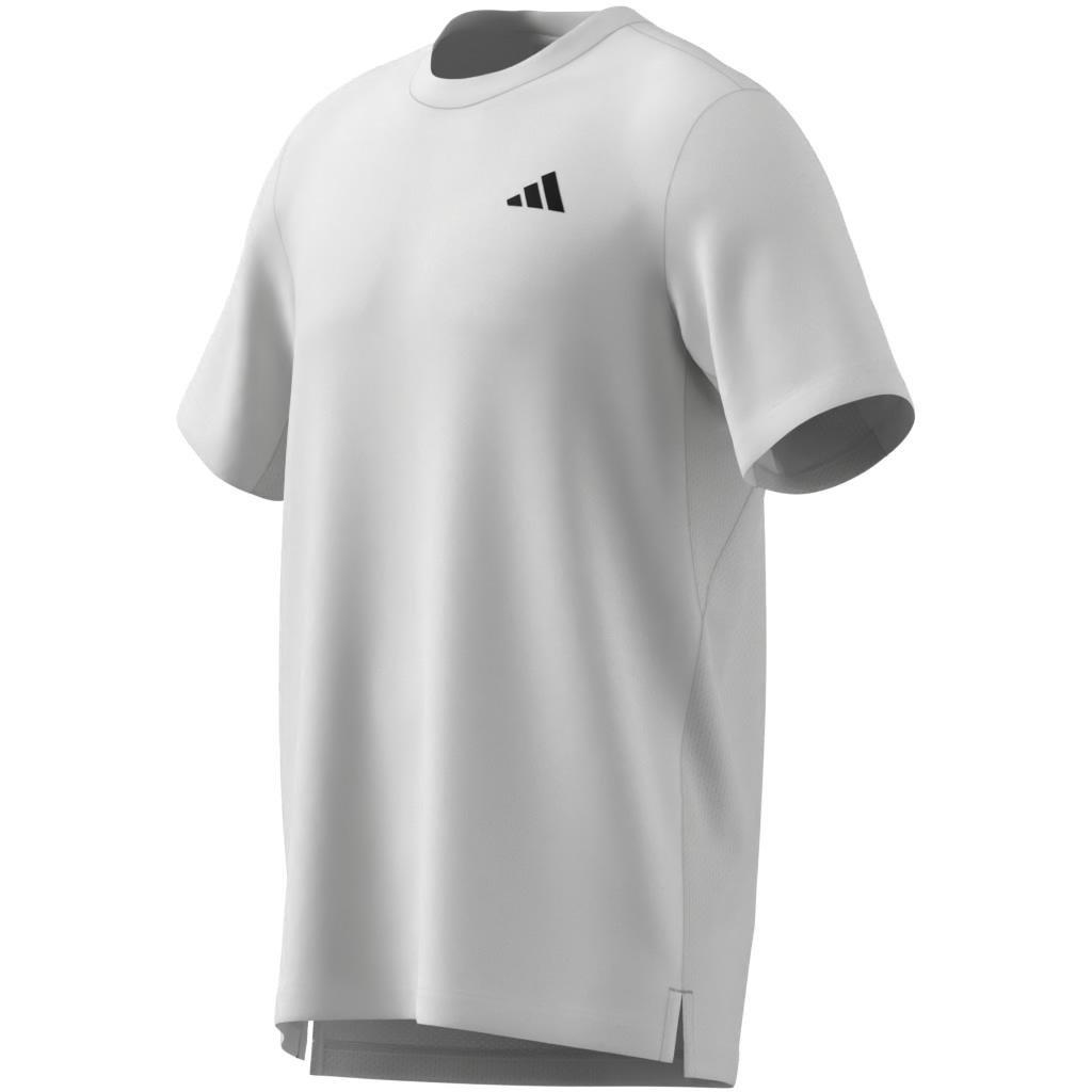 Club Tennis Climacool T-Shirt, White, A701_ONE, large image number 12