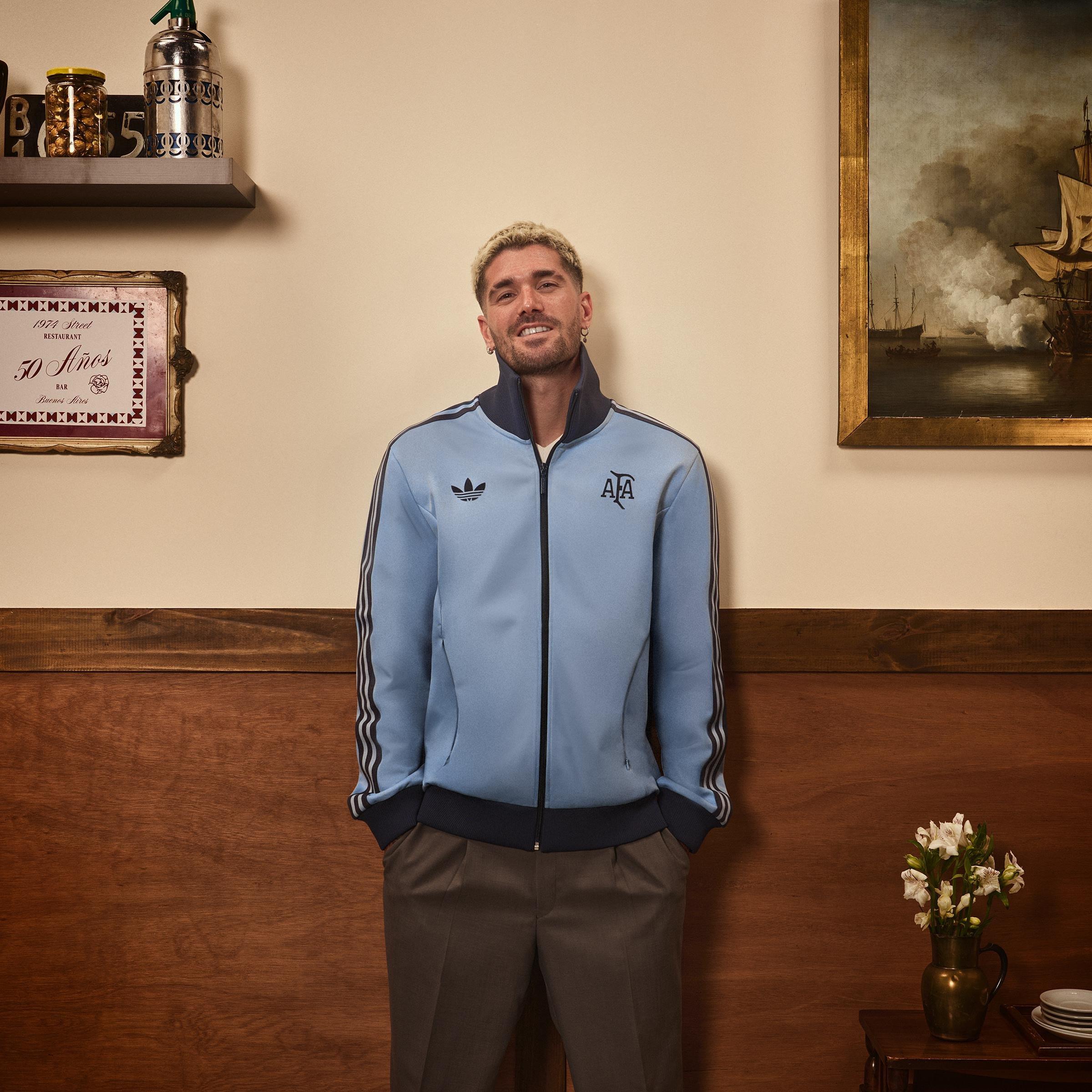 Argentina Anniversary Track Top, Blue, A701_ONE, large image number 5