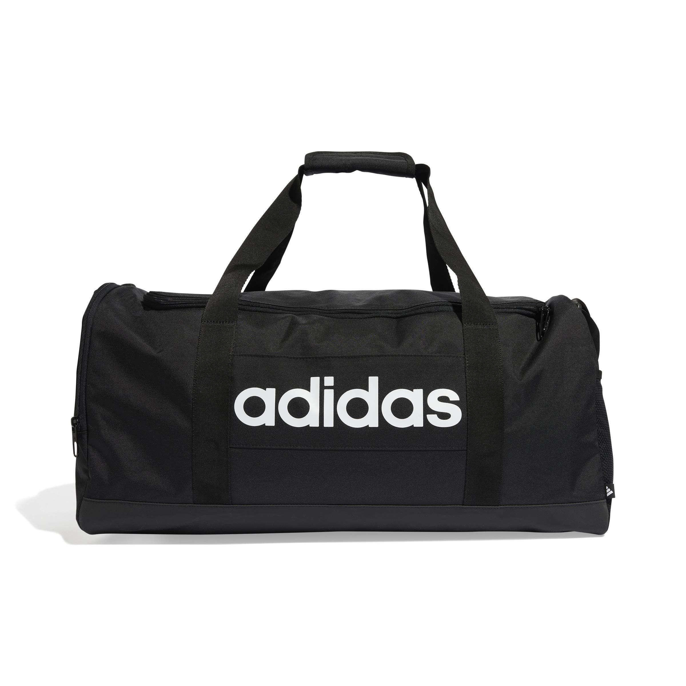 Unisex Linear Duffel Medium, Black, A701_ONE, medium