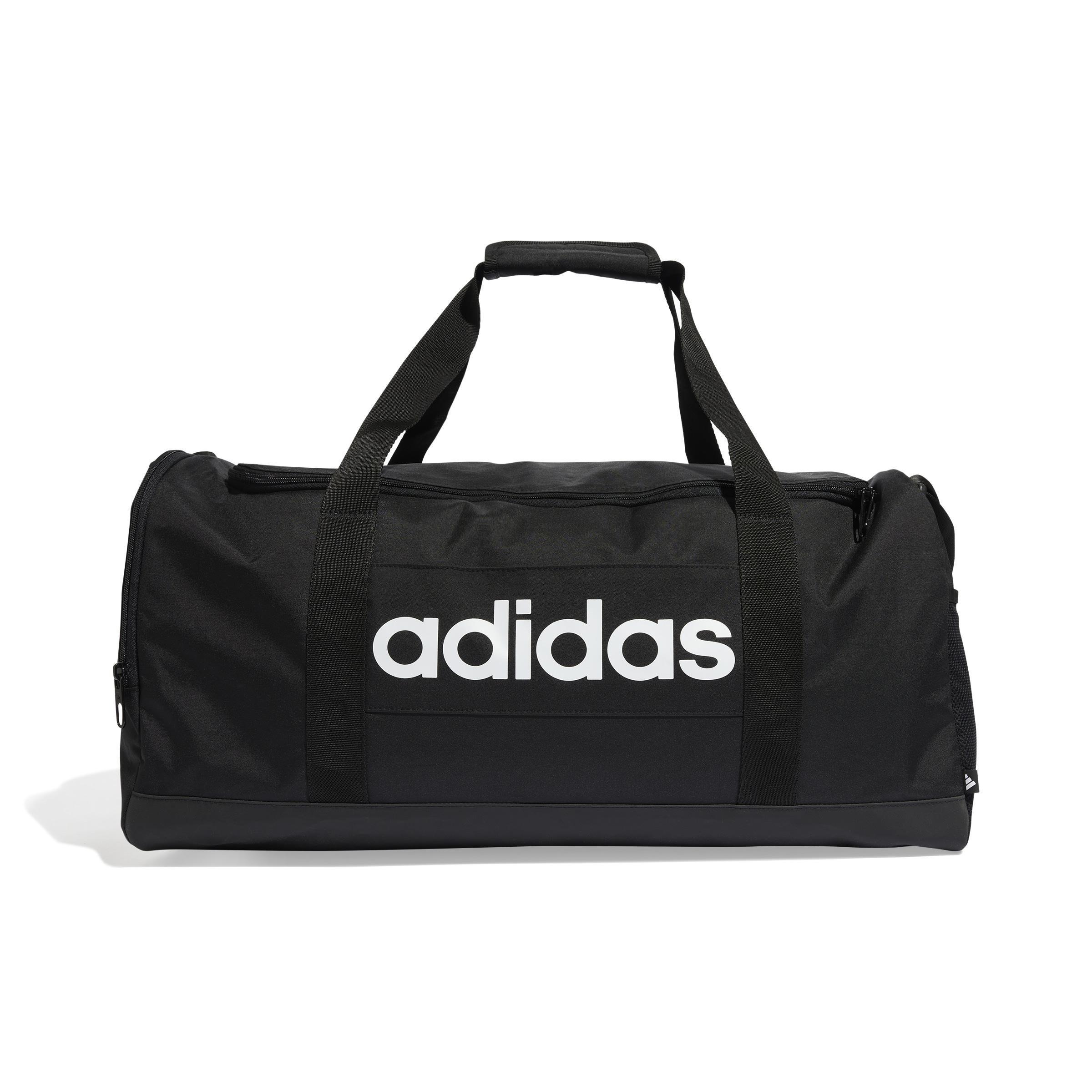 Unisex Linear Duffel Medium, Black, A701_ONE, large image number 1