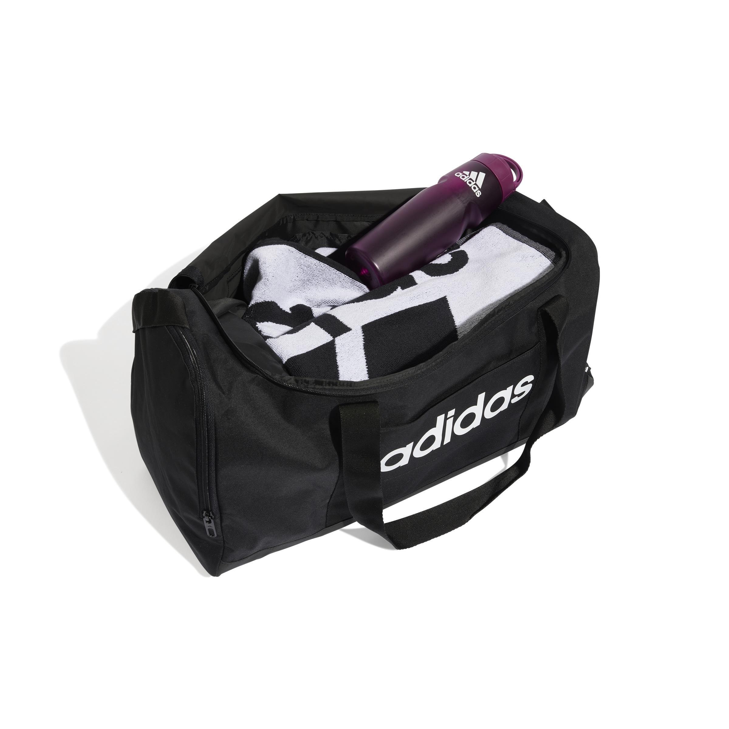 Unisex Linear Duffel Medium, Black, A701_ONE, large image number 2