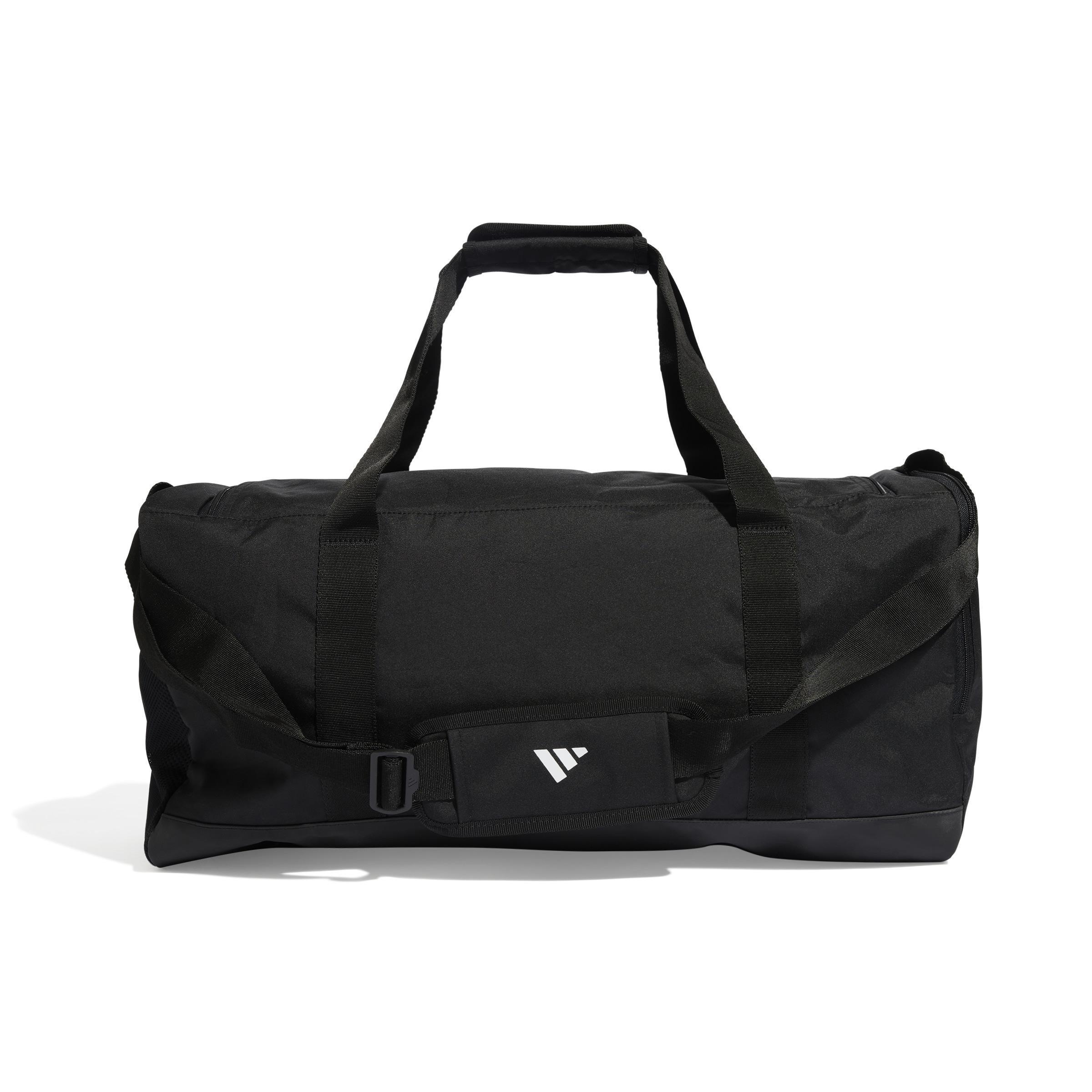 Unisex Linear Duffel Medium, Black, A701_ONE, large image number 3