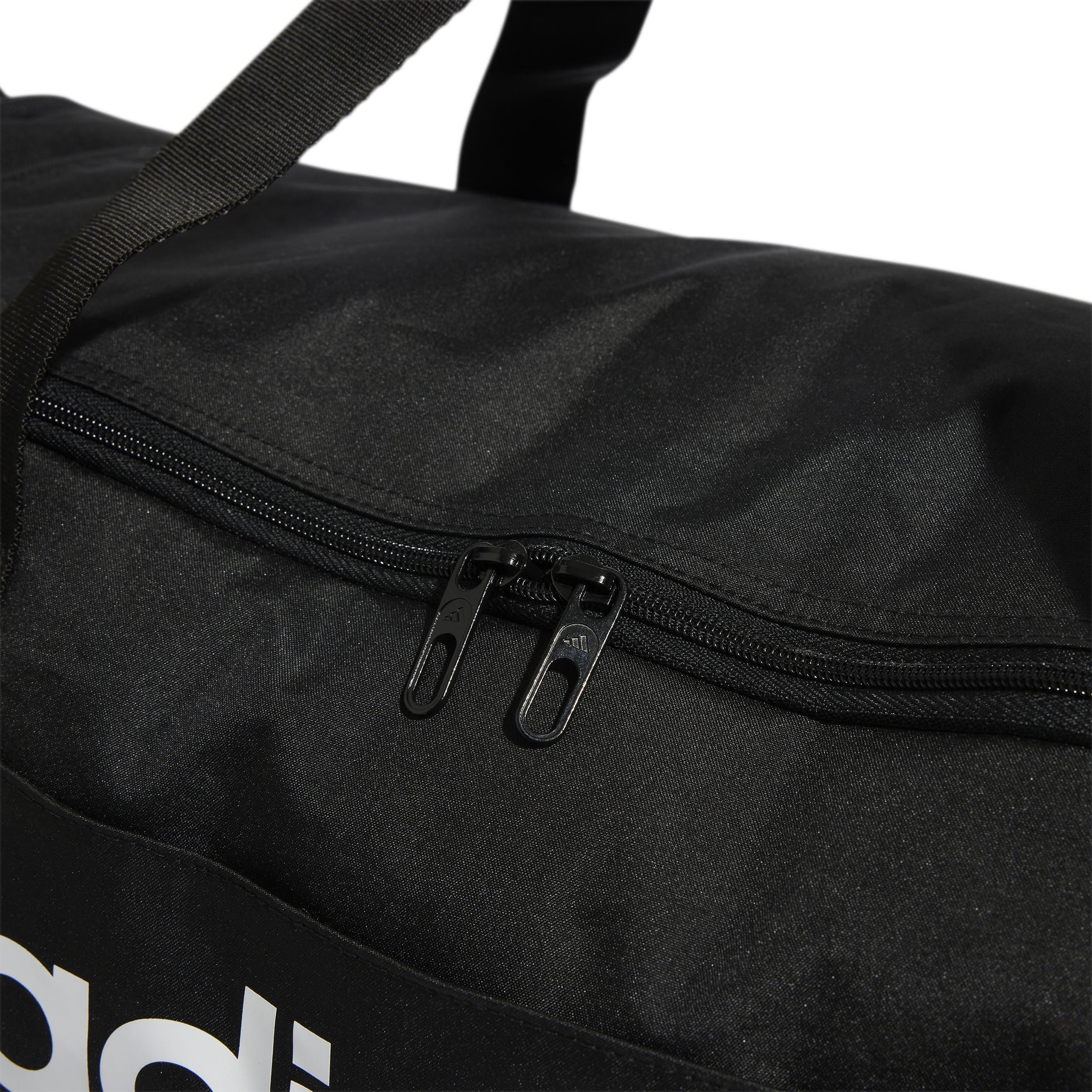 Unisex Linear Duffel Medium, Black, A701_ONE, large image number 4