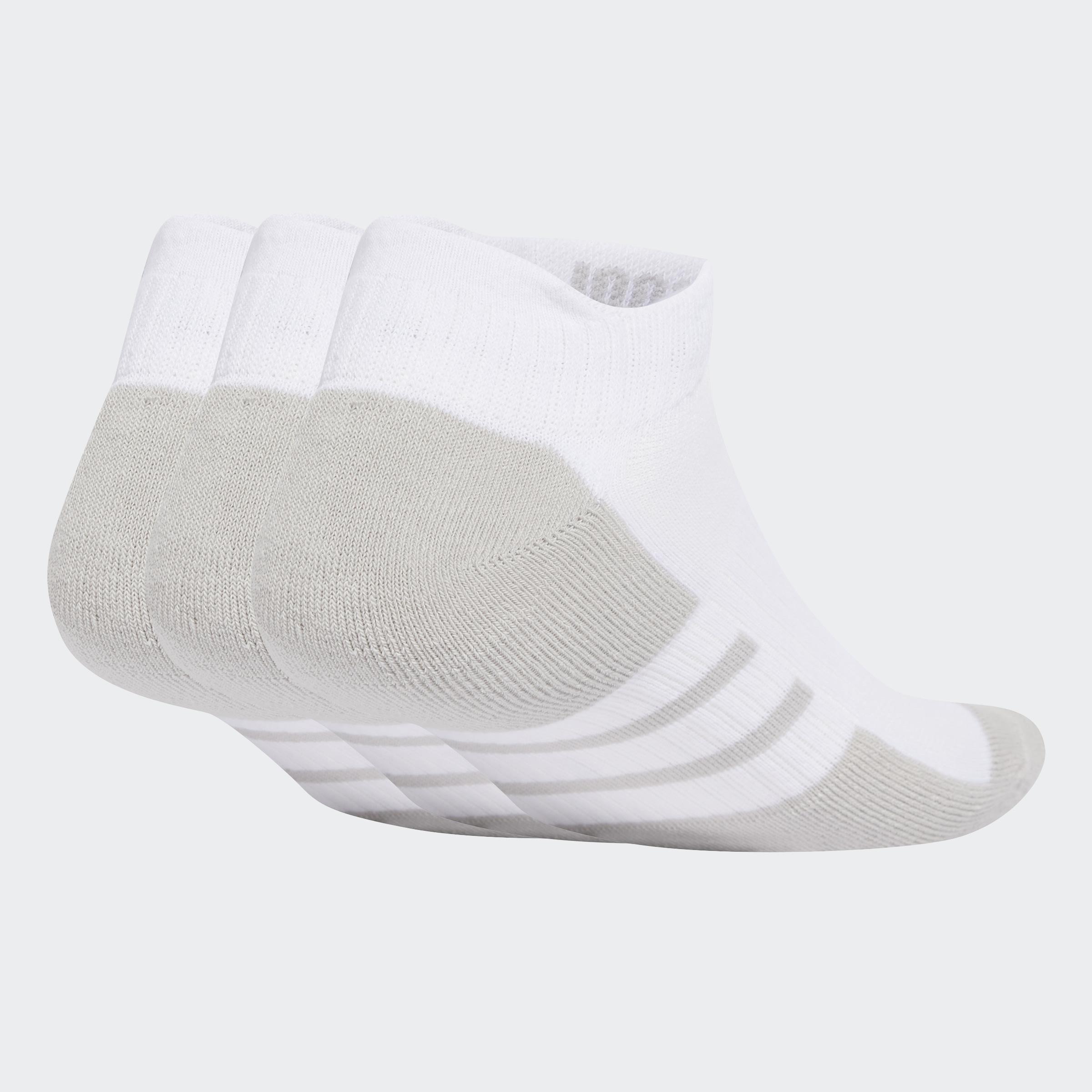 Unisex Essentials CLIMACOOL Low Cut Socks 3 Pairs, White, A701_ONE, medium