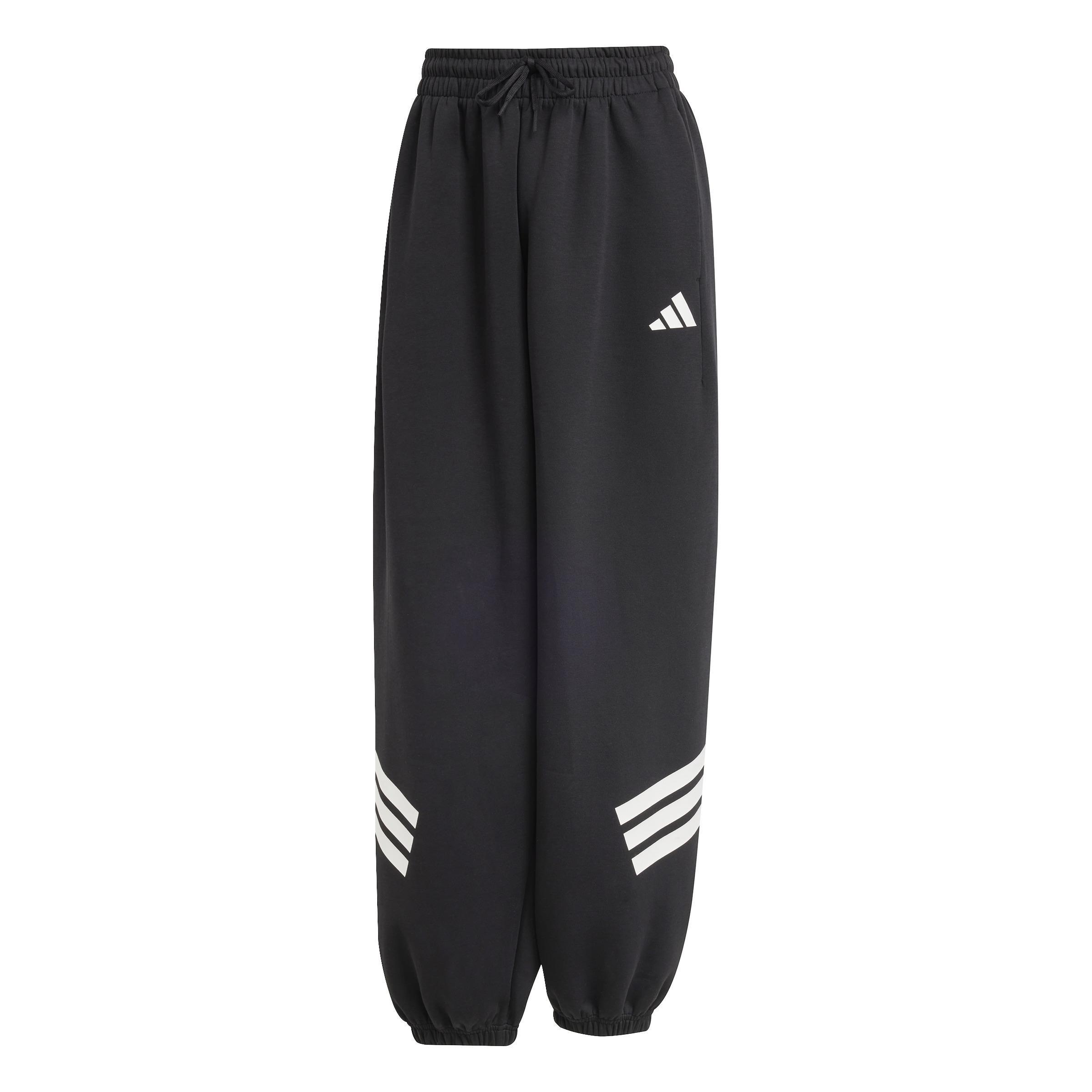 Future Icons 3-Stripes Parachute Pants, Black, A701_ONE, large image number 0