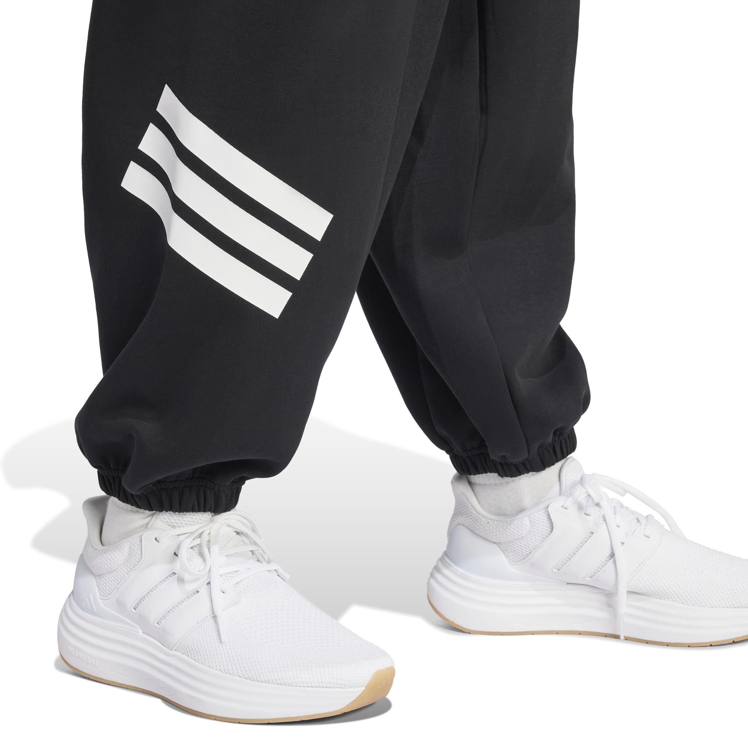 Future Icons 3-Stripes Parachute Pants, Black, A701_ONE, large image number 2