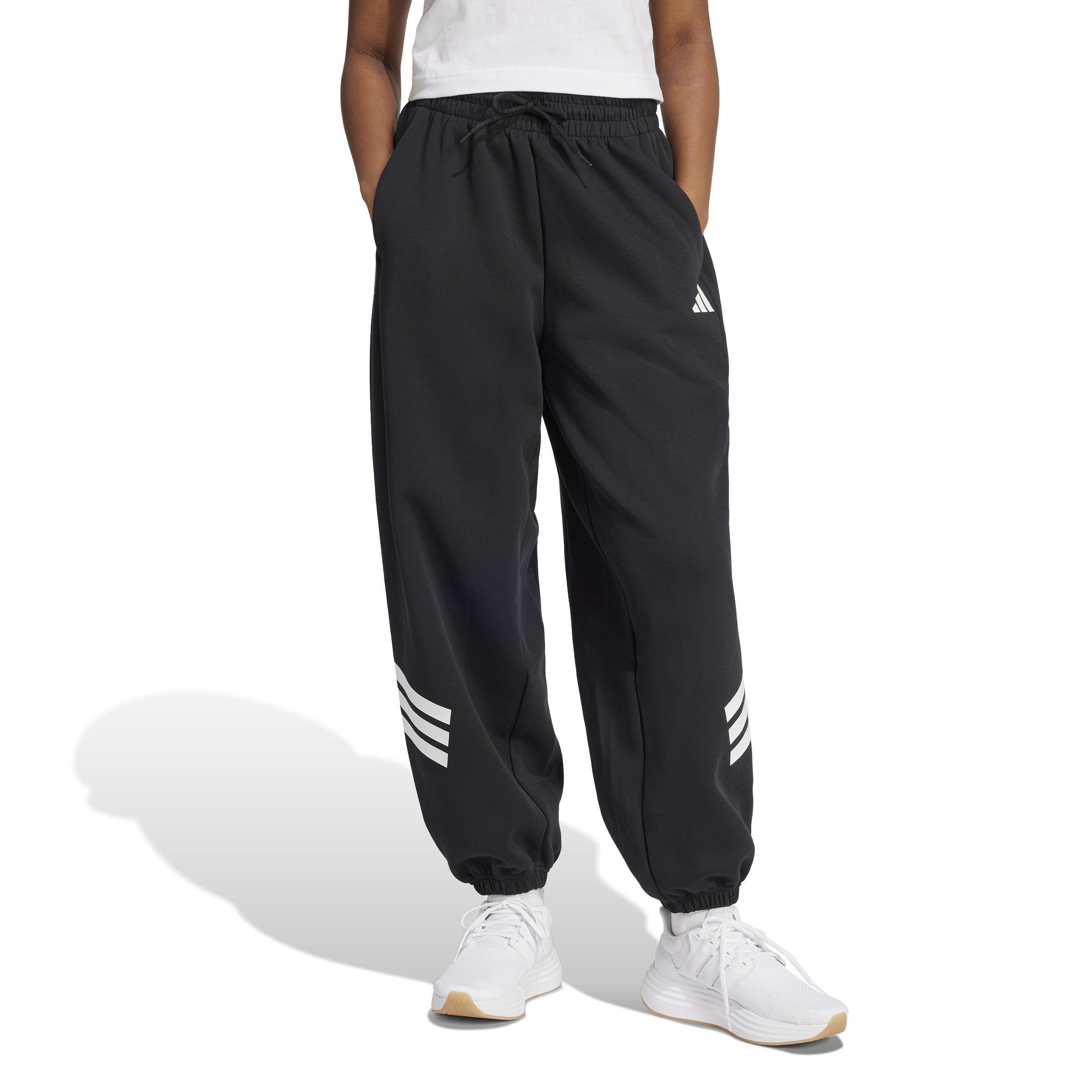 Future Icons 3-Stripes Parachute Pants, Black, , large image number 4