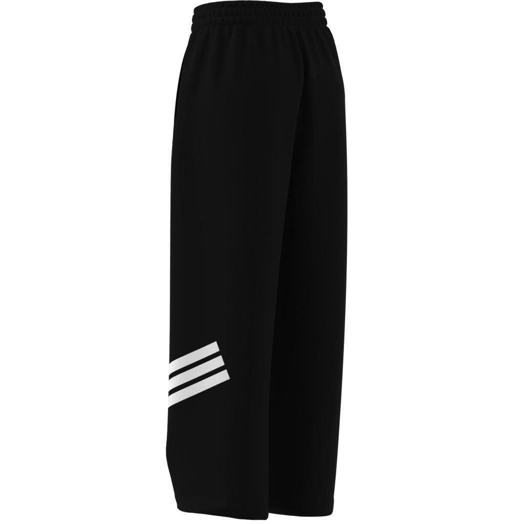 Future Icons 3-Stripes Open-Hem Tracksuit Bottoms, Black, A701_ONE, large image number 9