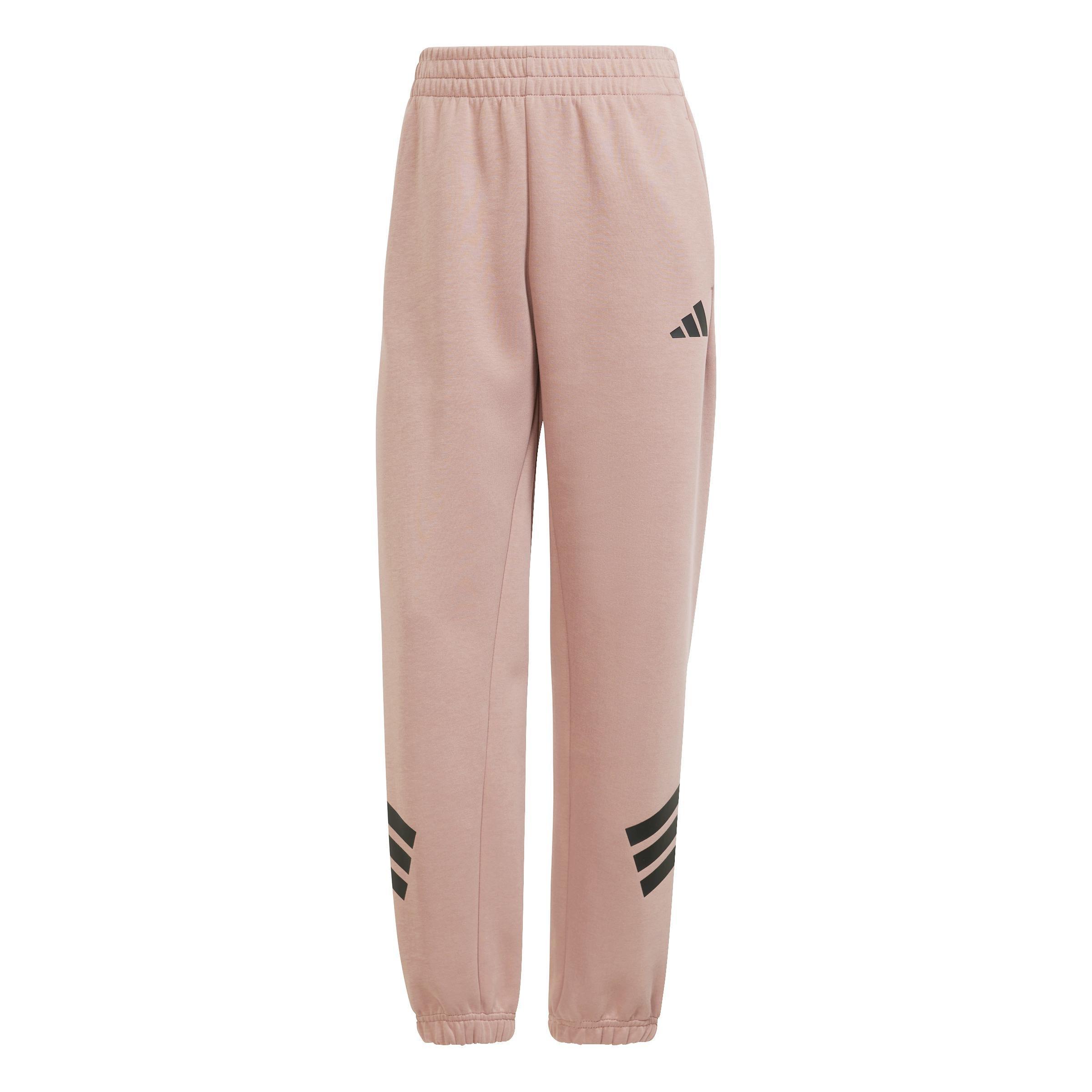 Future Icons 3-Stripes Tracksuit Bottoms, Pink, A701_ONE, large image number 0