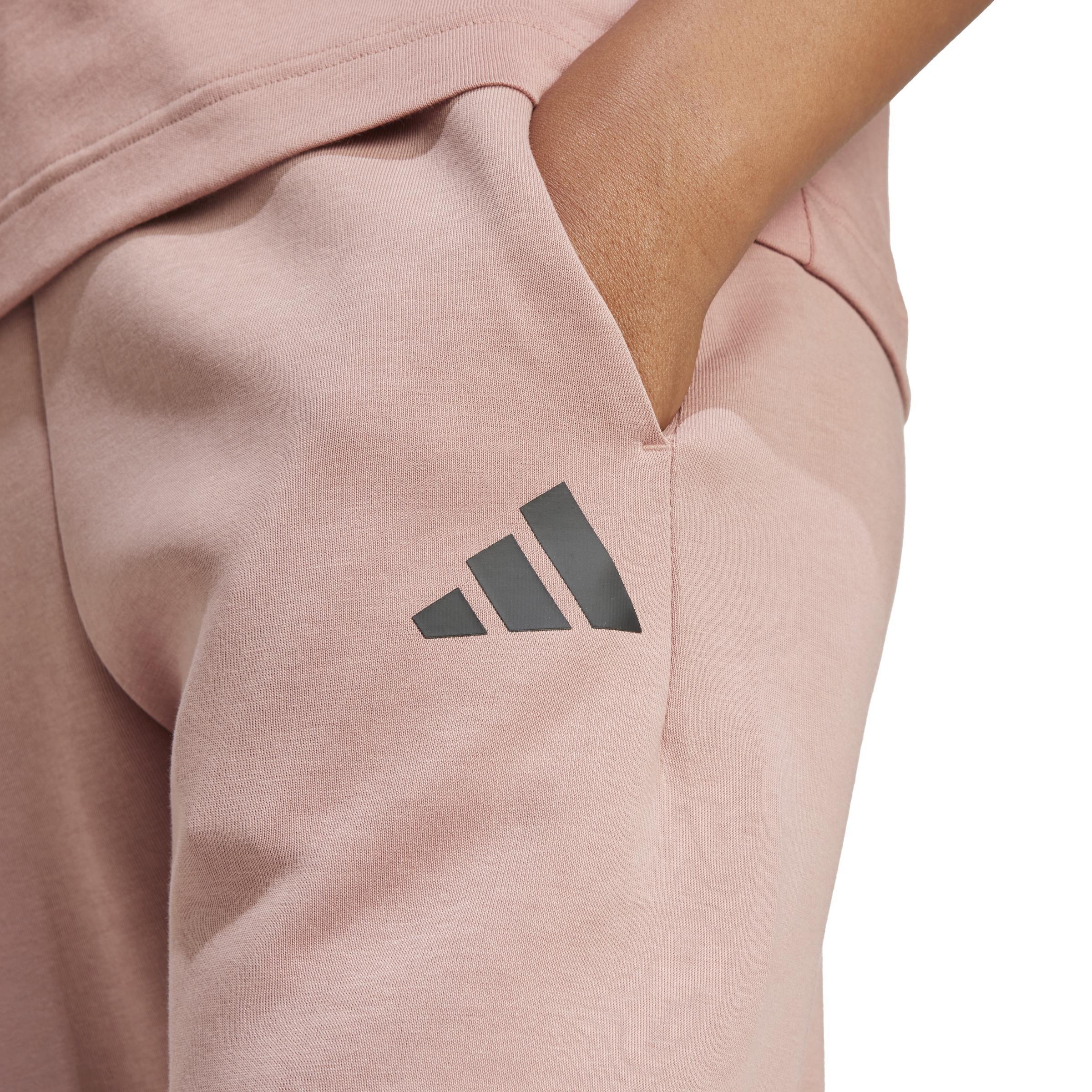 Future Icons 3-Stripes Tracksuit Bottoms, Pink, A701_ONE, large image number 4