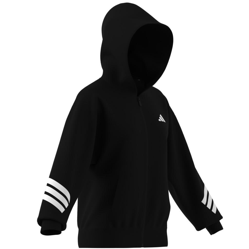 Future Icons 3-Stripes Full-Zip Hoodie, Black, , large image number 7