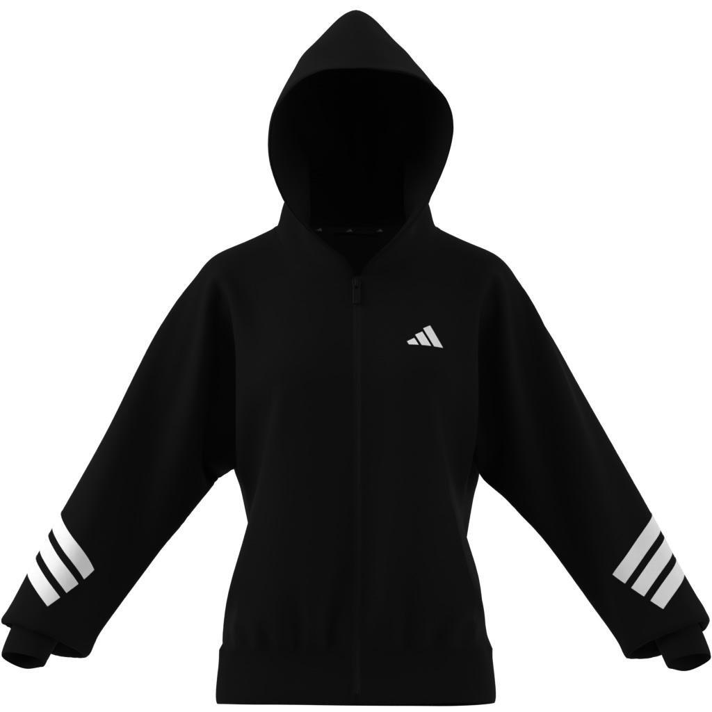 Future Icons 3-Stripes Full-Zip Hoodie, Black, , large image number 8