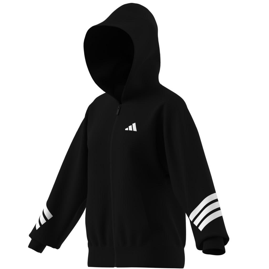 Future Icons 3-Stripes Full-Zip Hoodie, Black, , large image number 11