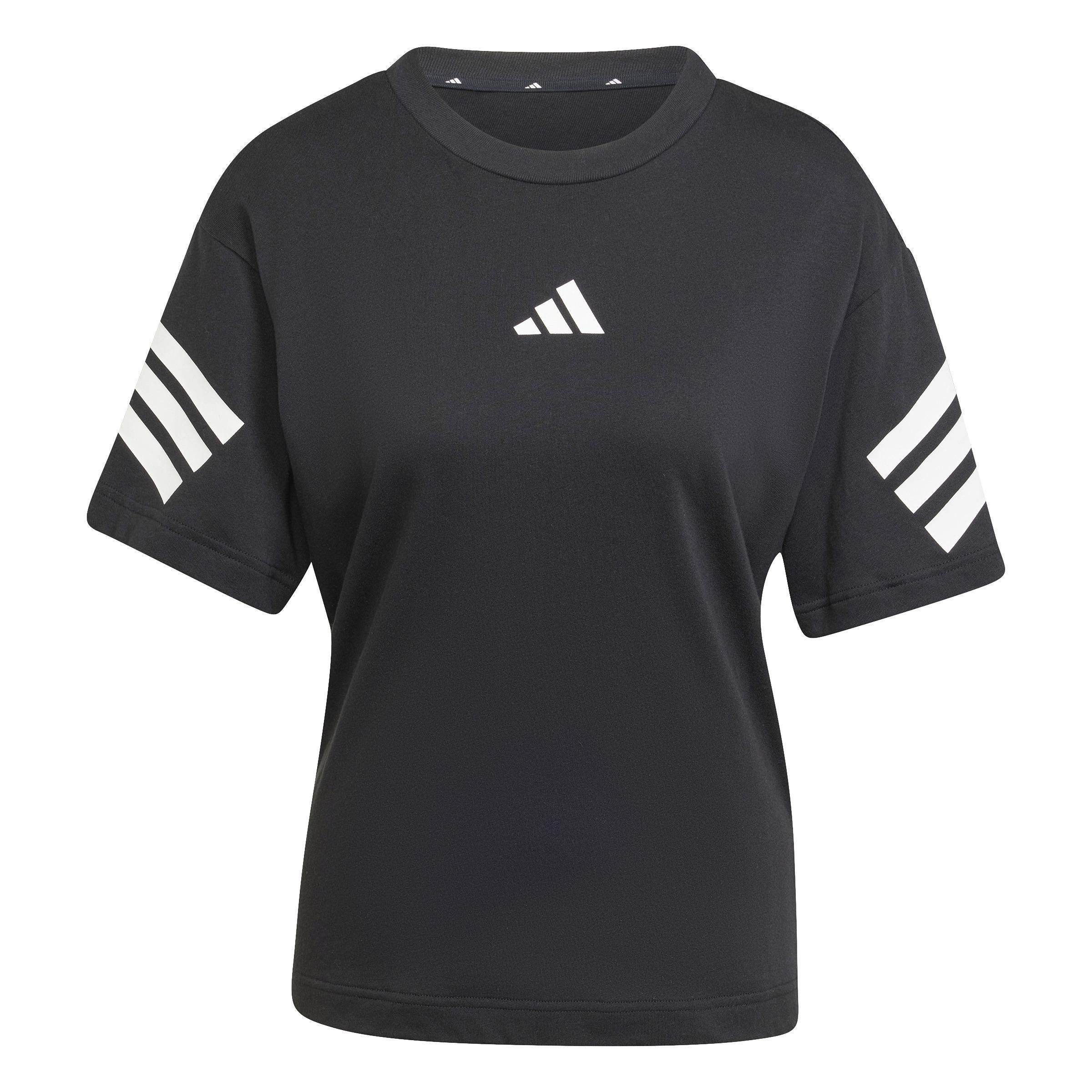Future Icons 3-Stripes T-Shirt, Black, , large image number 1