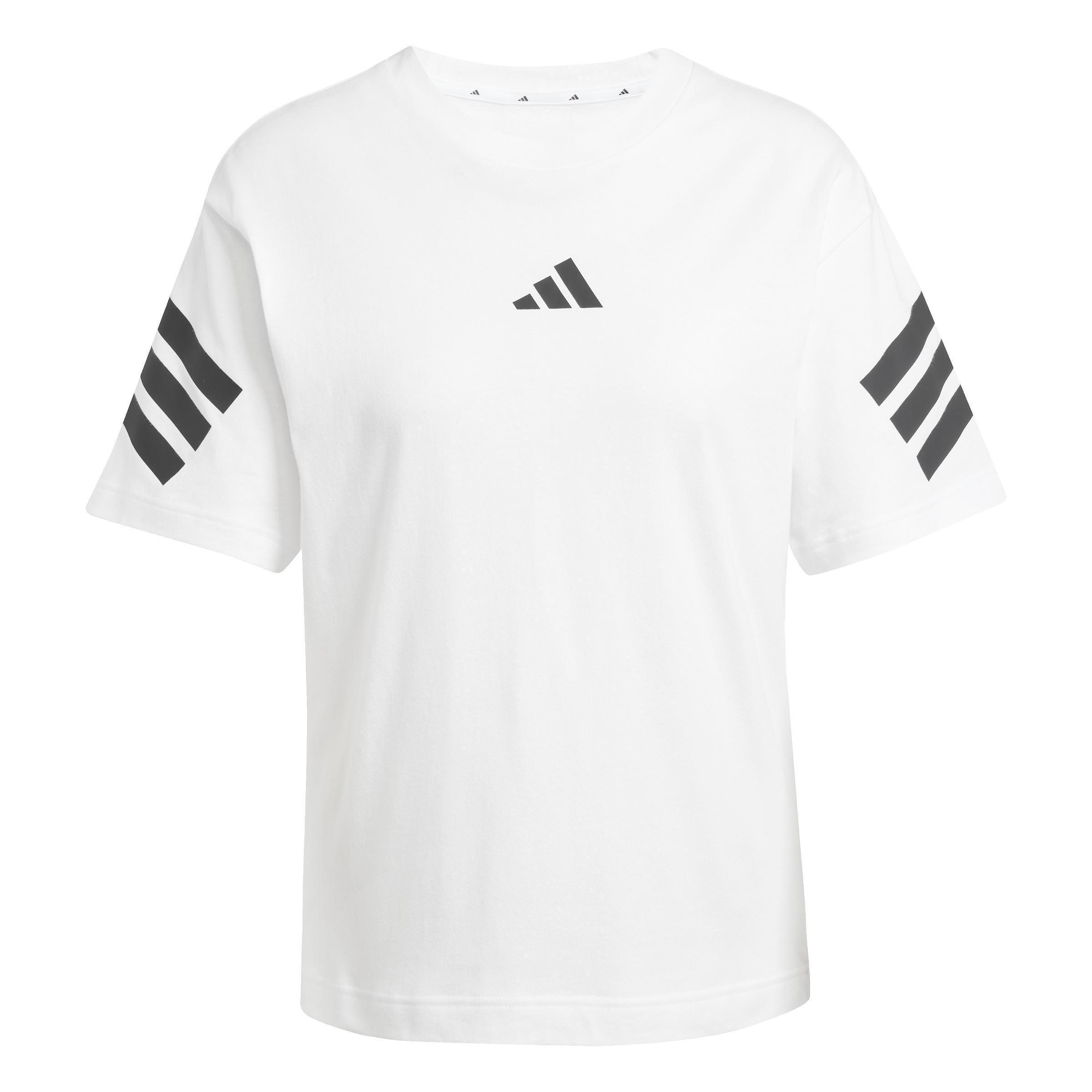 Future Icons 3-Stripes T-Shirt, White, , large image number 0