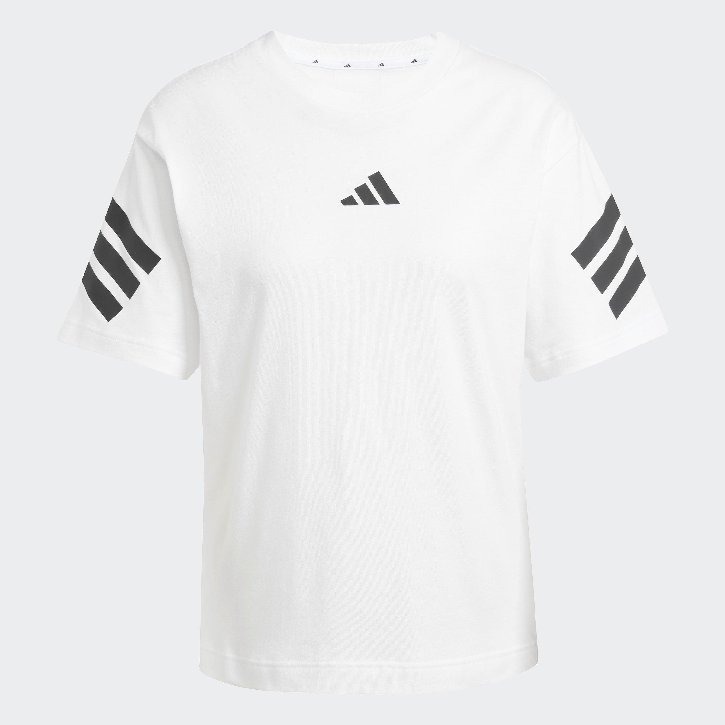 Future Icons 3-Stripes T-Shirt, White, A701_ONE, medium
