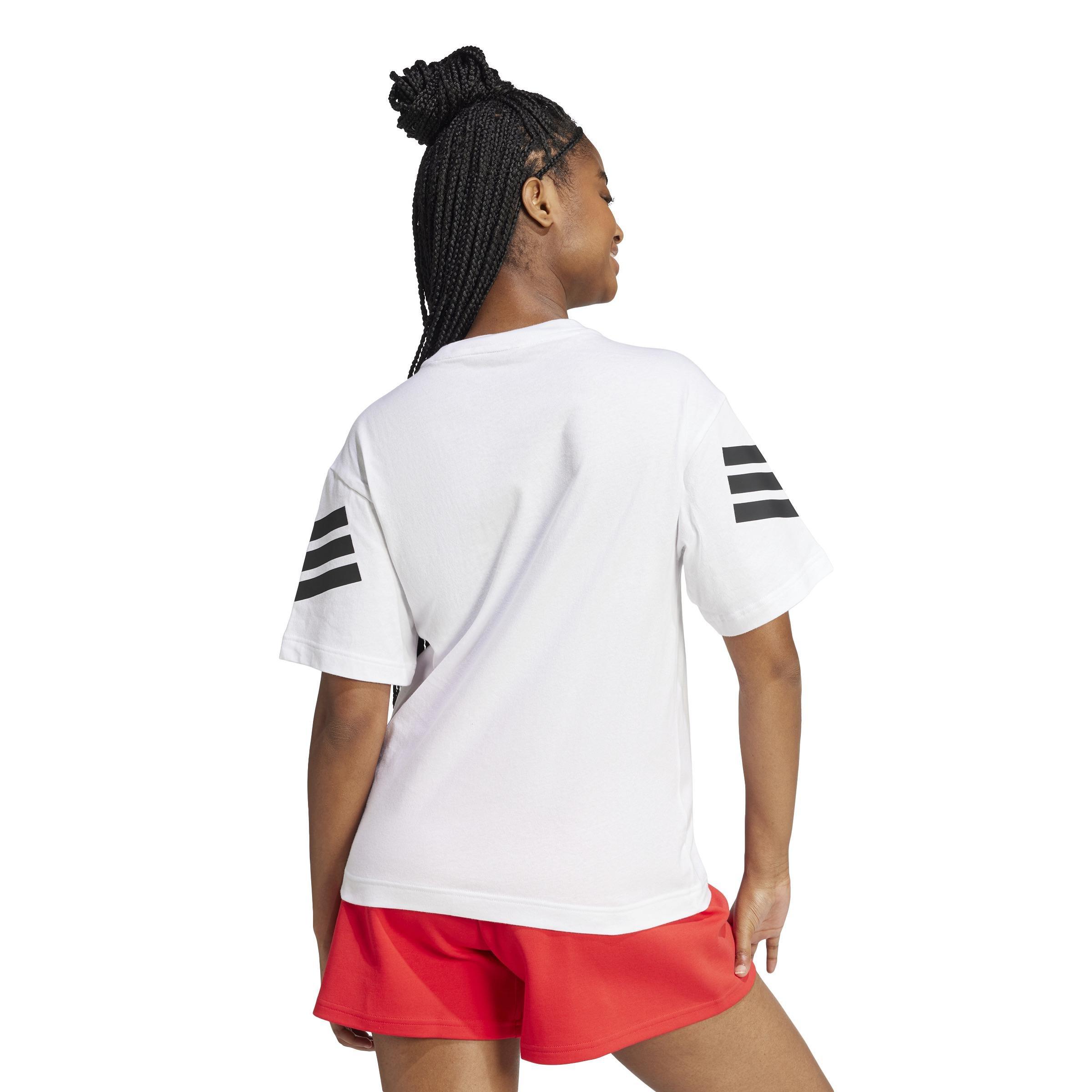 Future Icons 3-Stripes T-Shirt, White, , large image number 1