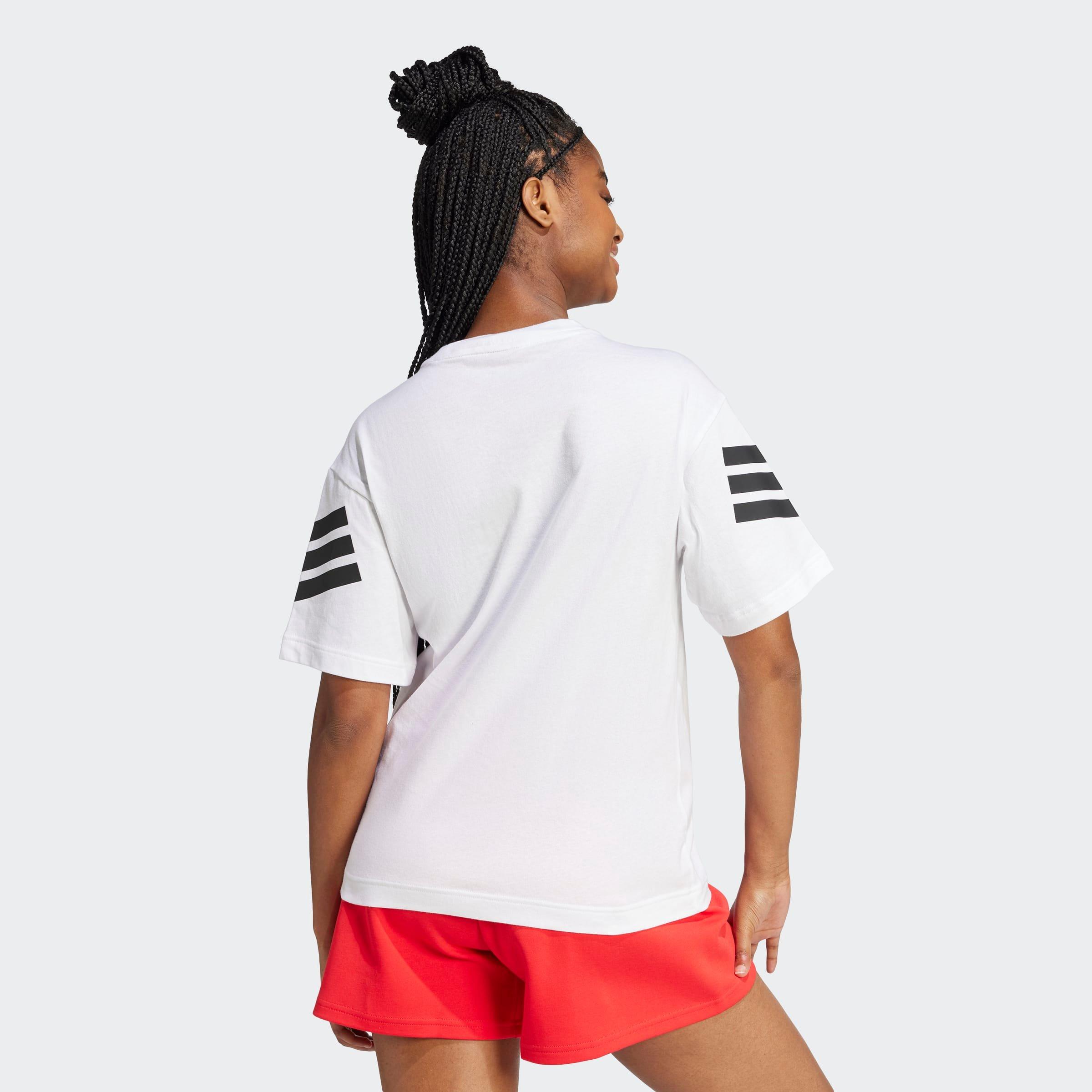 Future Icons 3-Stripes T-Shirt, White, A701_ONE, medium