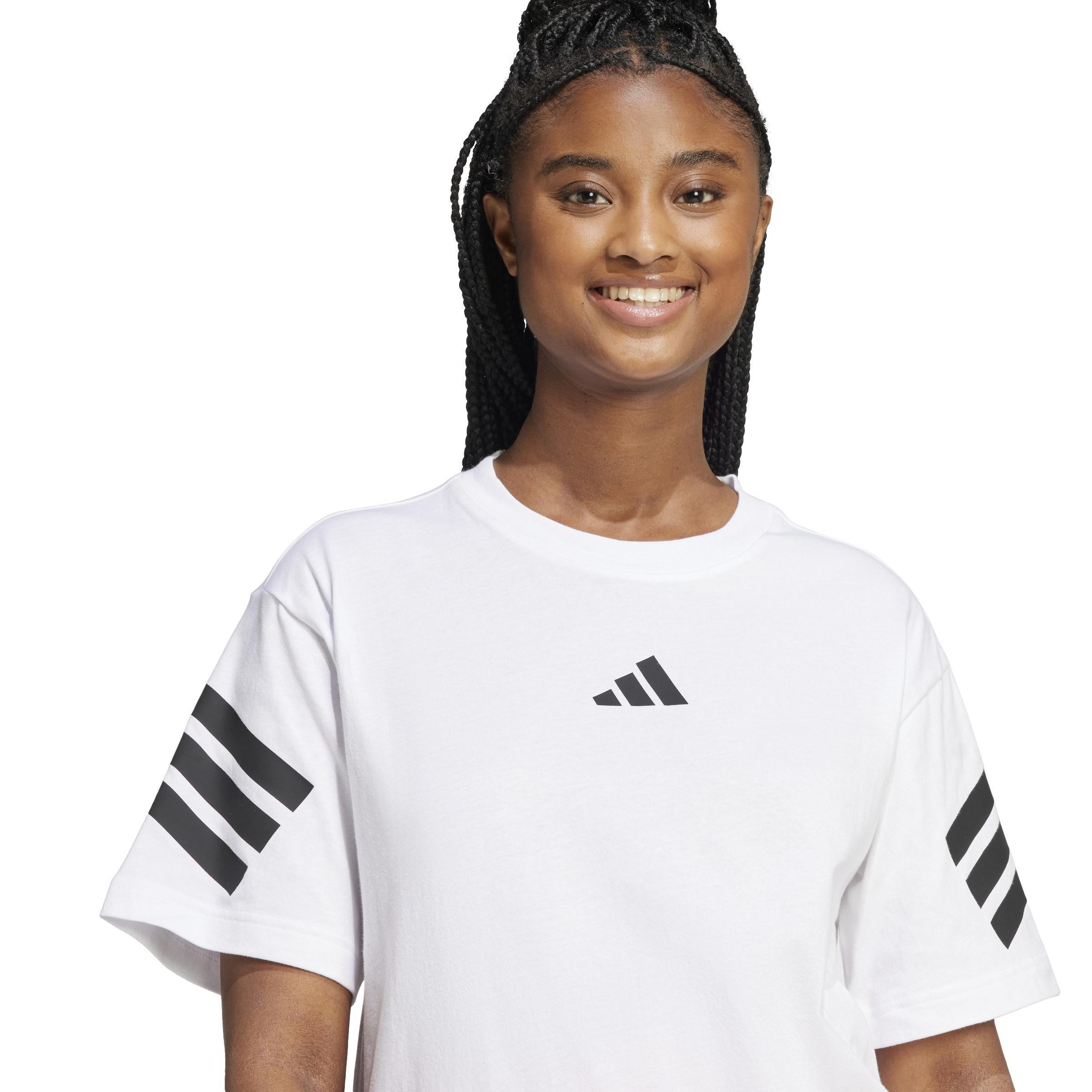 Future Icons 3-Stripes T-Shirt, White, , large image number 3