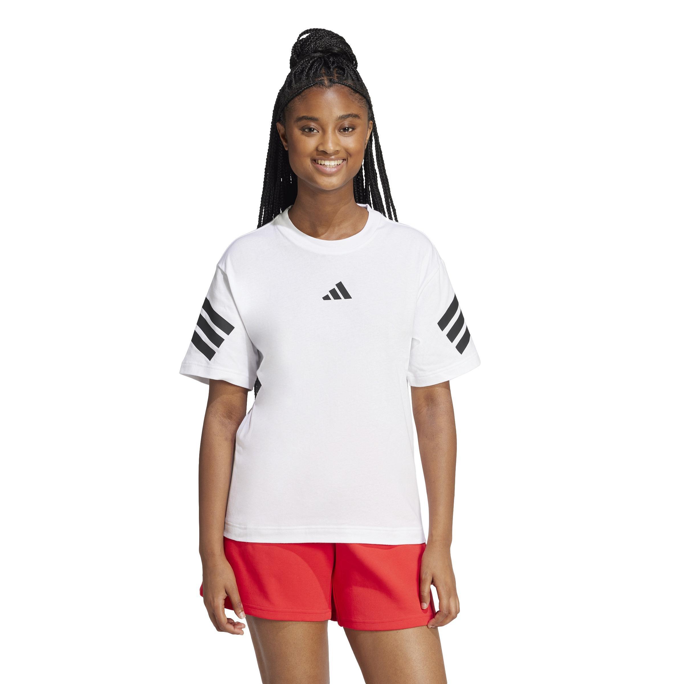 Future Icons 3-Stripes T-Shirt, White, , large image number 5
