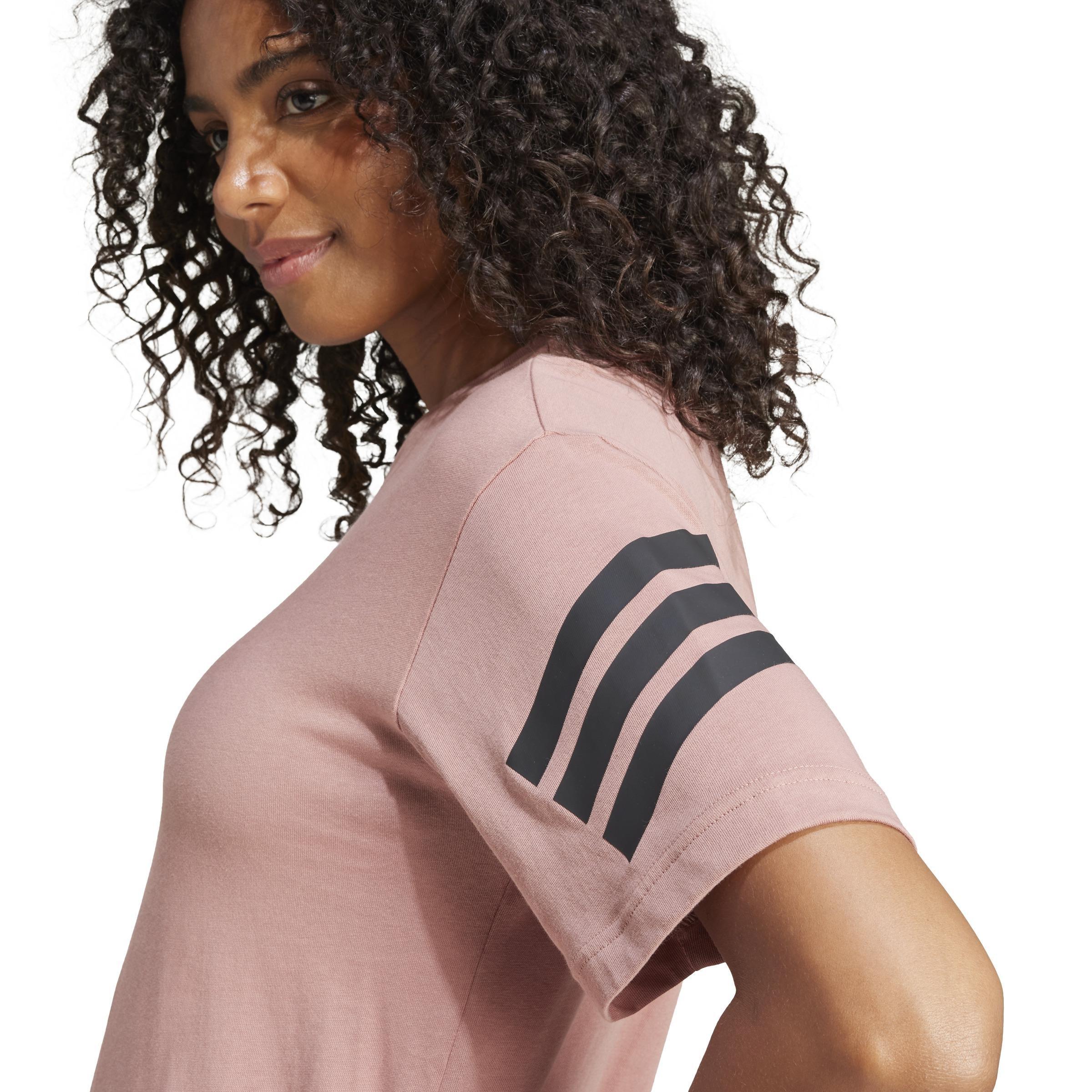Future Icons 3-Stripes T-Shirt, Red, A701_ONE, large image number 3