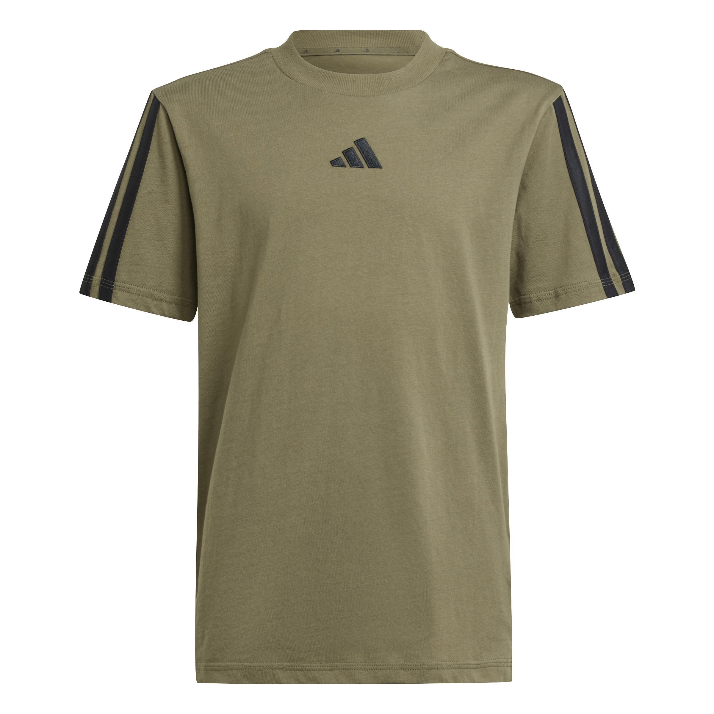 Unisex Kids Essentials Tee, Green, A701_ONE, large image number 0