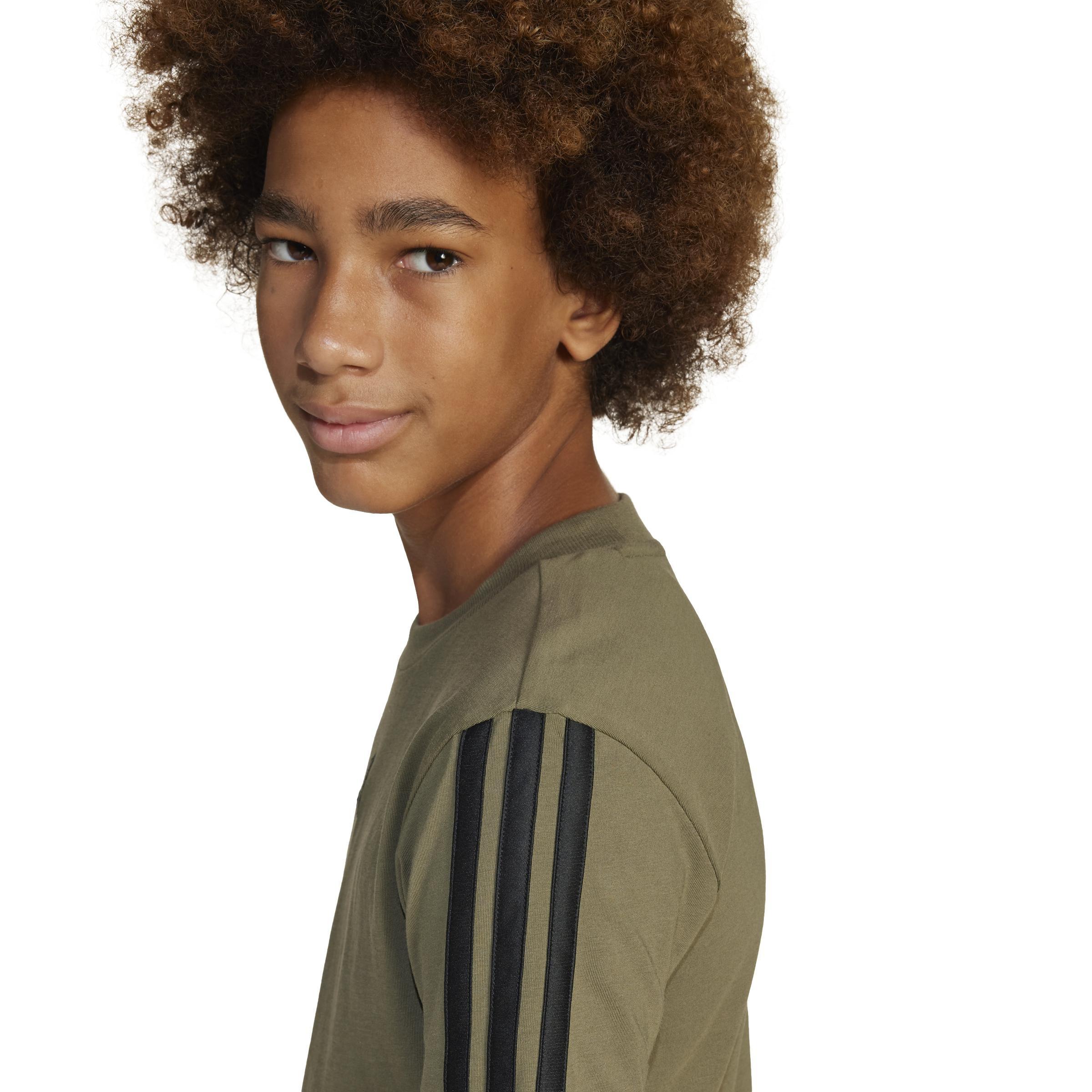 Unisex Kids Essentials Tee, Green, A701_ONE, large image number 4