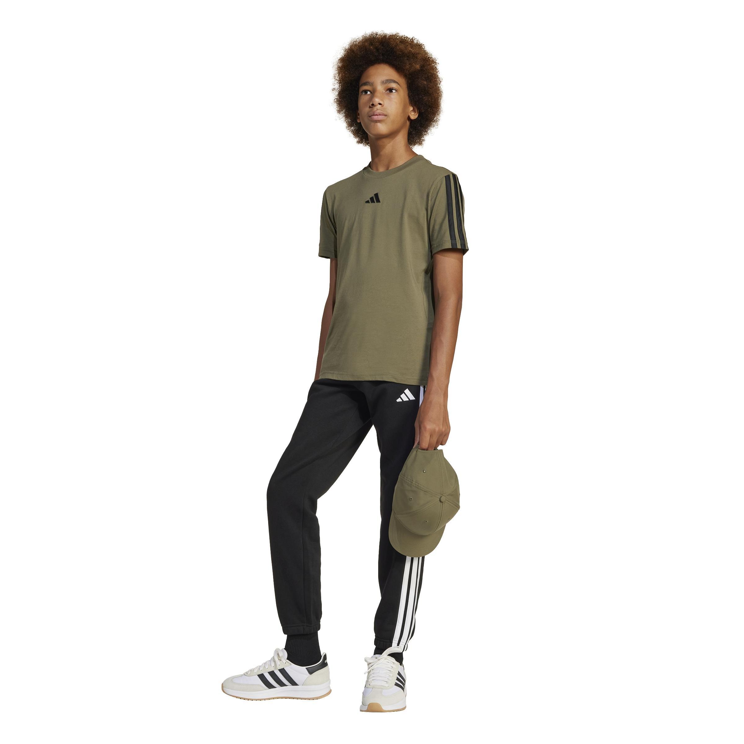 Unisex Kids Essentials Tee, Green, A701_ONE, large image number 8